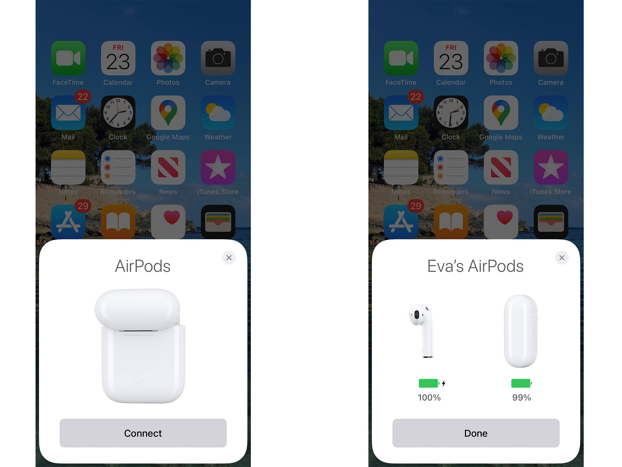 Connecting to AirPods to an iPhone couldn’t be easier