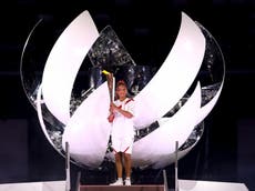 Tokyo 2020 Olympics Opening Ceremony - live: Naomi Osaka lights flame after athletes welcomed to stadium