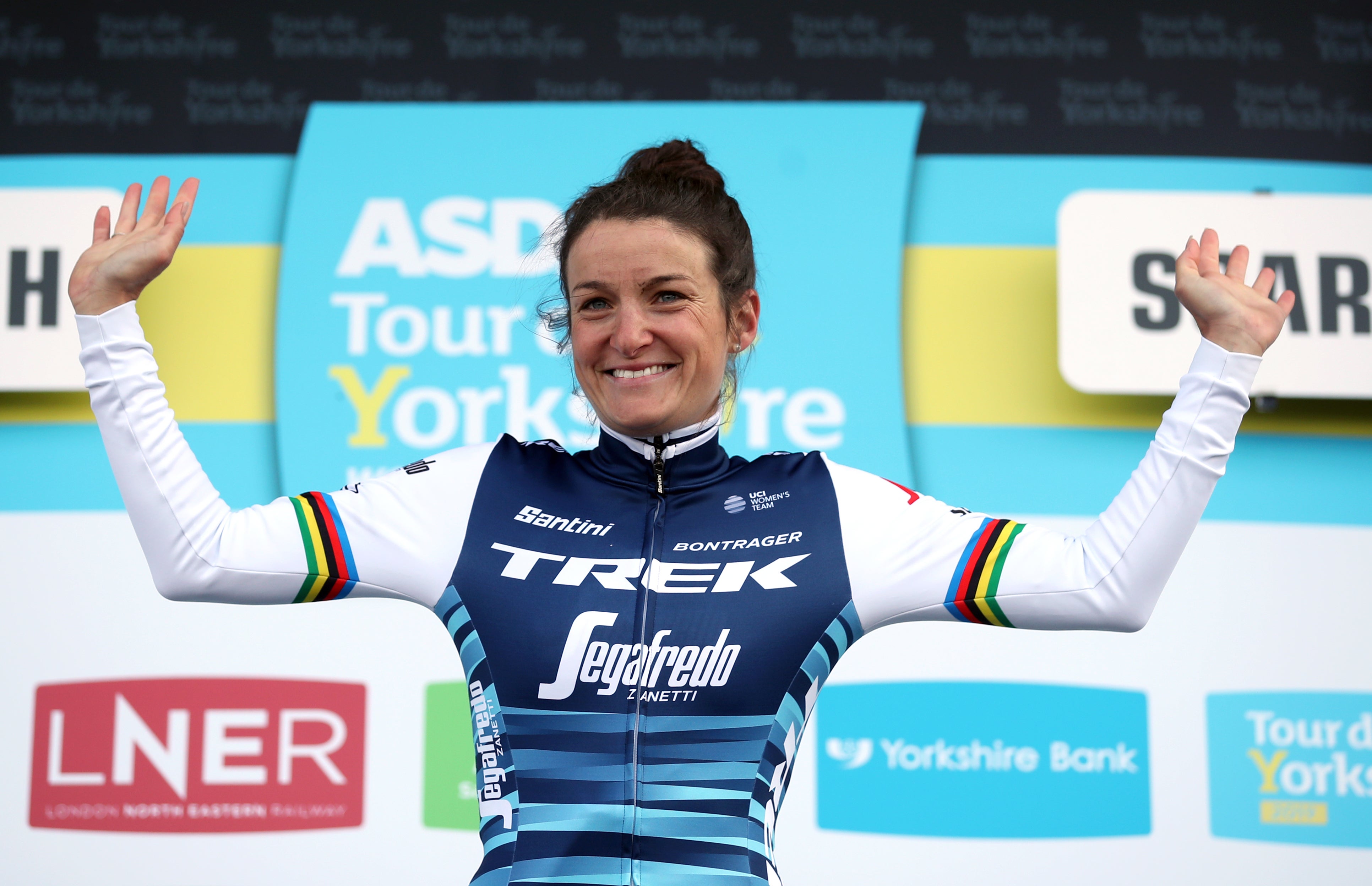 Lizzie Deignan will ride in her third Olympic road race on Sunday (Bradley Collyer/PA)