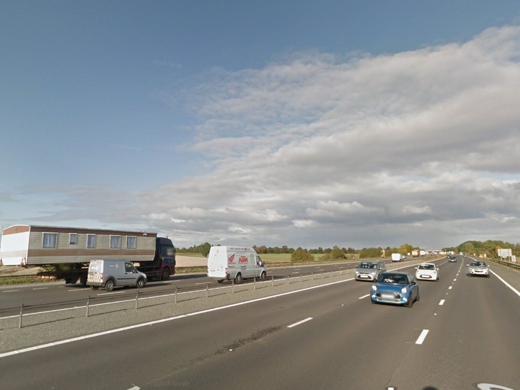 M62 near Goole