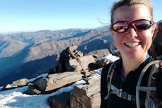 Esther Dingley: Possible human remains found near where British hiker went missing