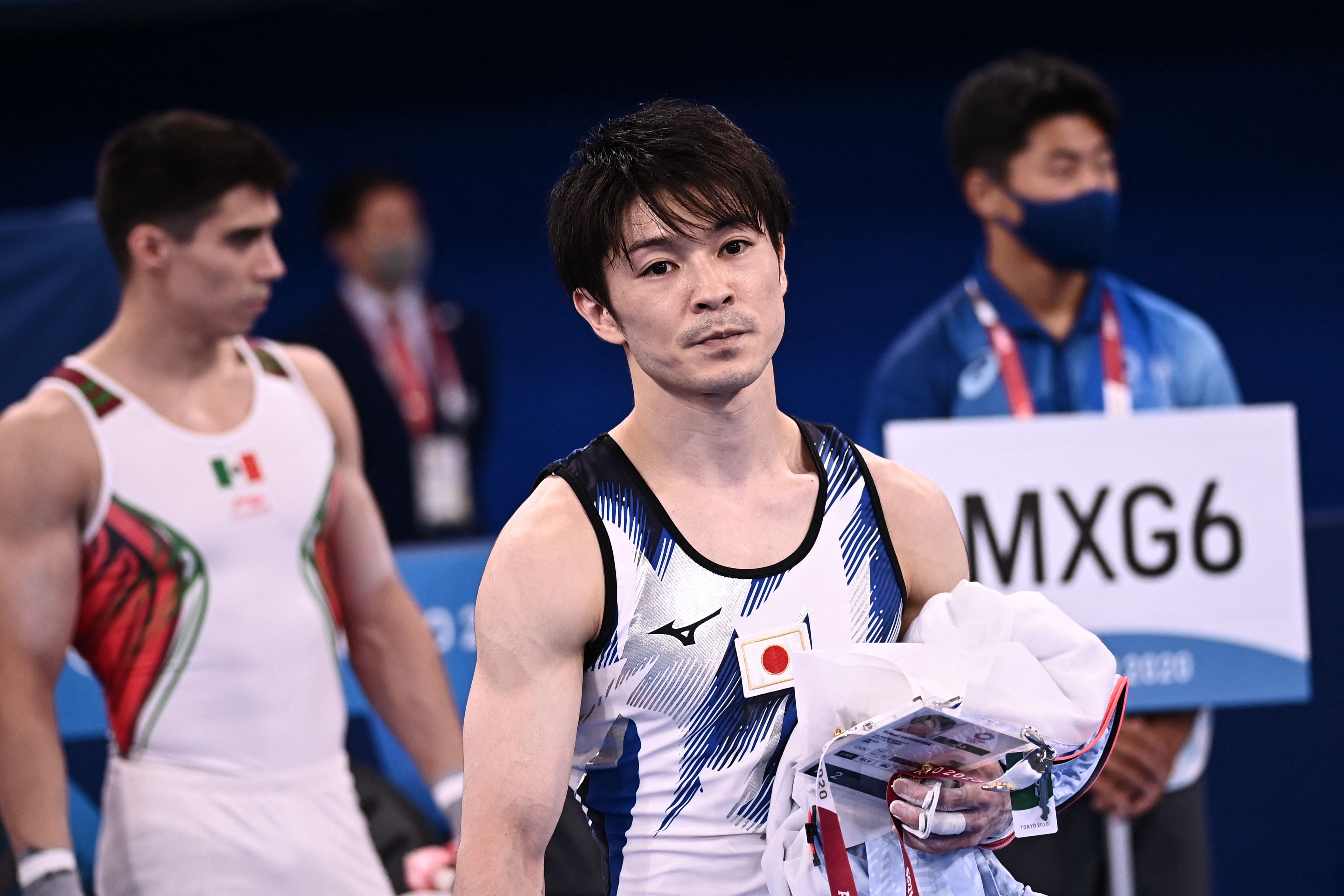 Uchimura was looking to win a medal at his third straight Olympiad