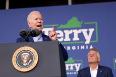 Biden dismisses hecklers at Virginia event: ‘This is not a Trump rally. Let ’em holler’
