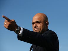 Sajid Javid told to apologise for saying people have been ‘cowering’ from Covid-19