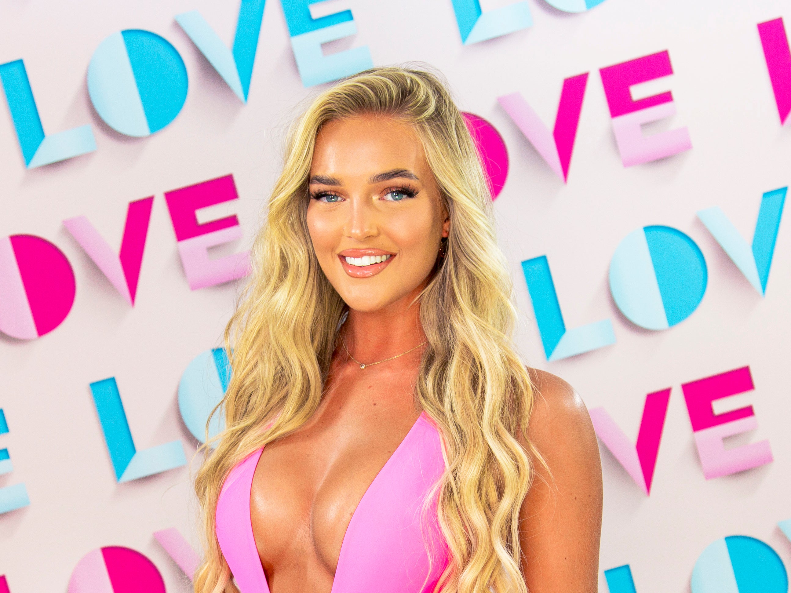<p>Bedford falls (in love): ‘Love Island’ contestant Mary Bedford poses for a promotional image</p>