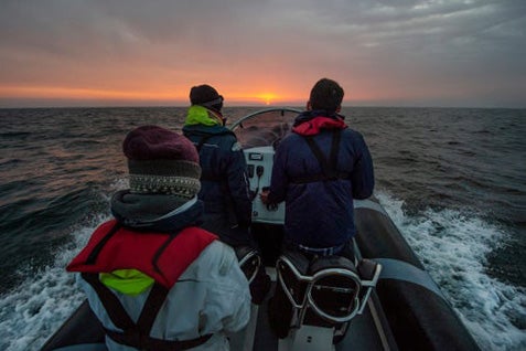 Channel Rescue volunteers head into the Channel