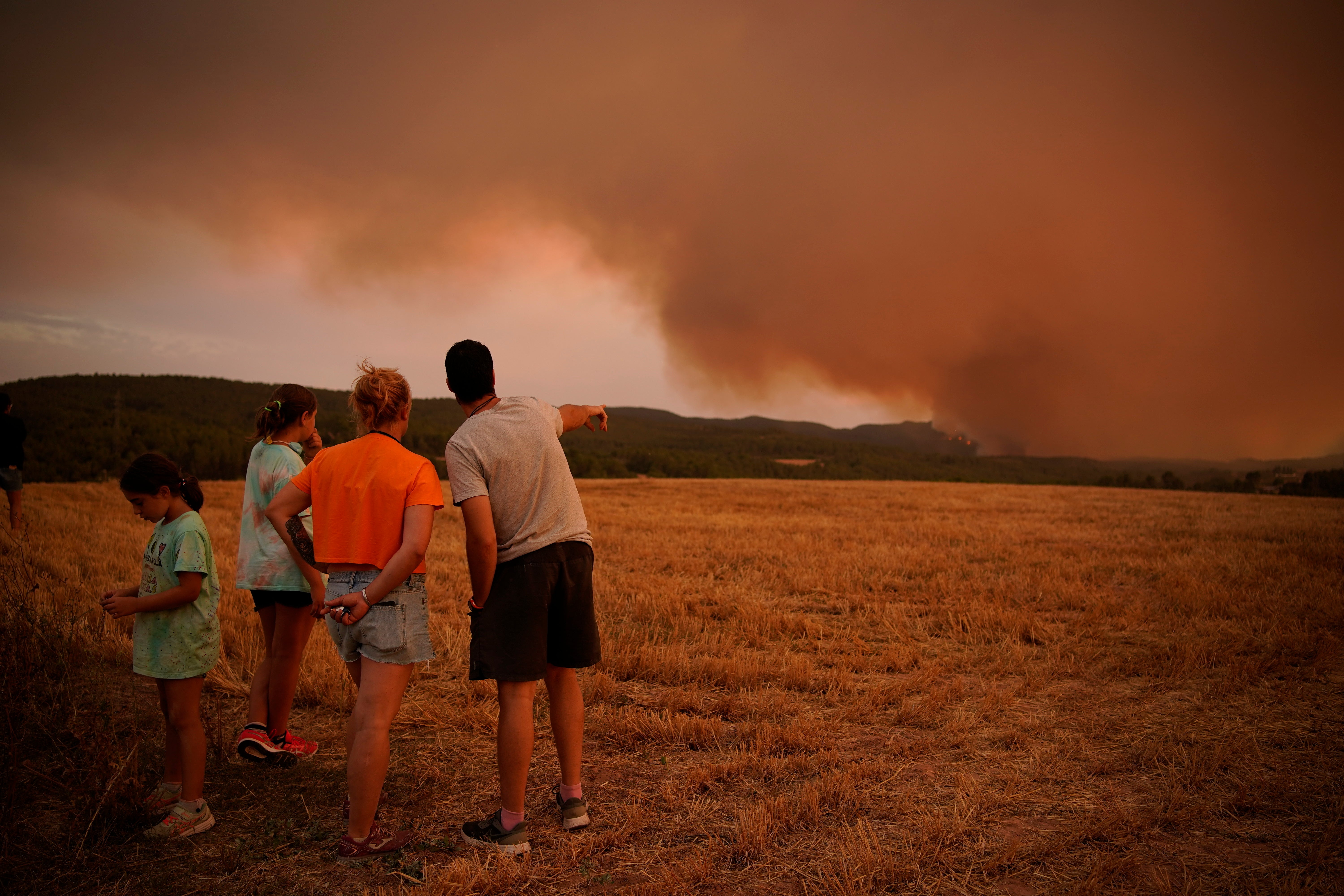 APTOPIX Spain Wildfire