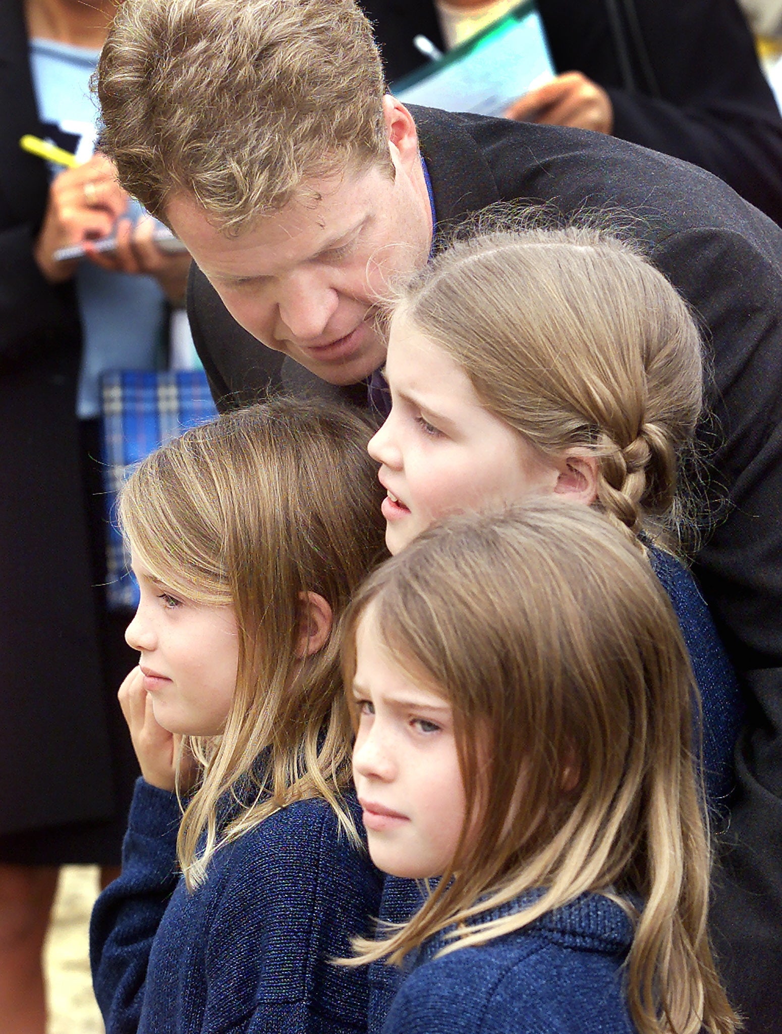 Earl Spencer and his daughters, including Kitty (centre)