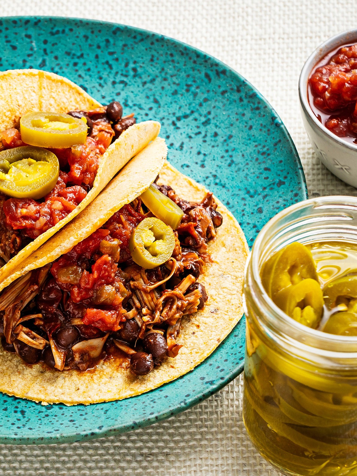 Shredded jackfruit is a popular meat alternative as it resembles chicken