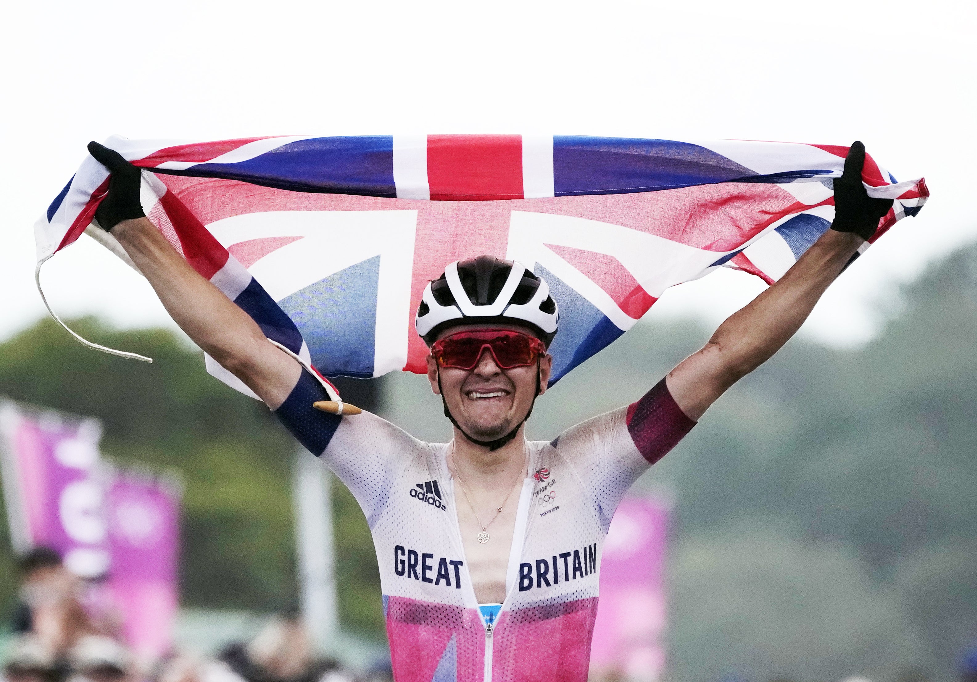 Tom Pidcock won gold in the men’s mountain biking (PA Wire)