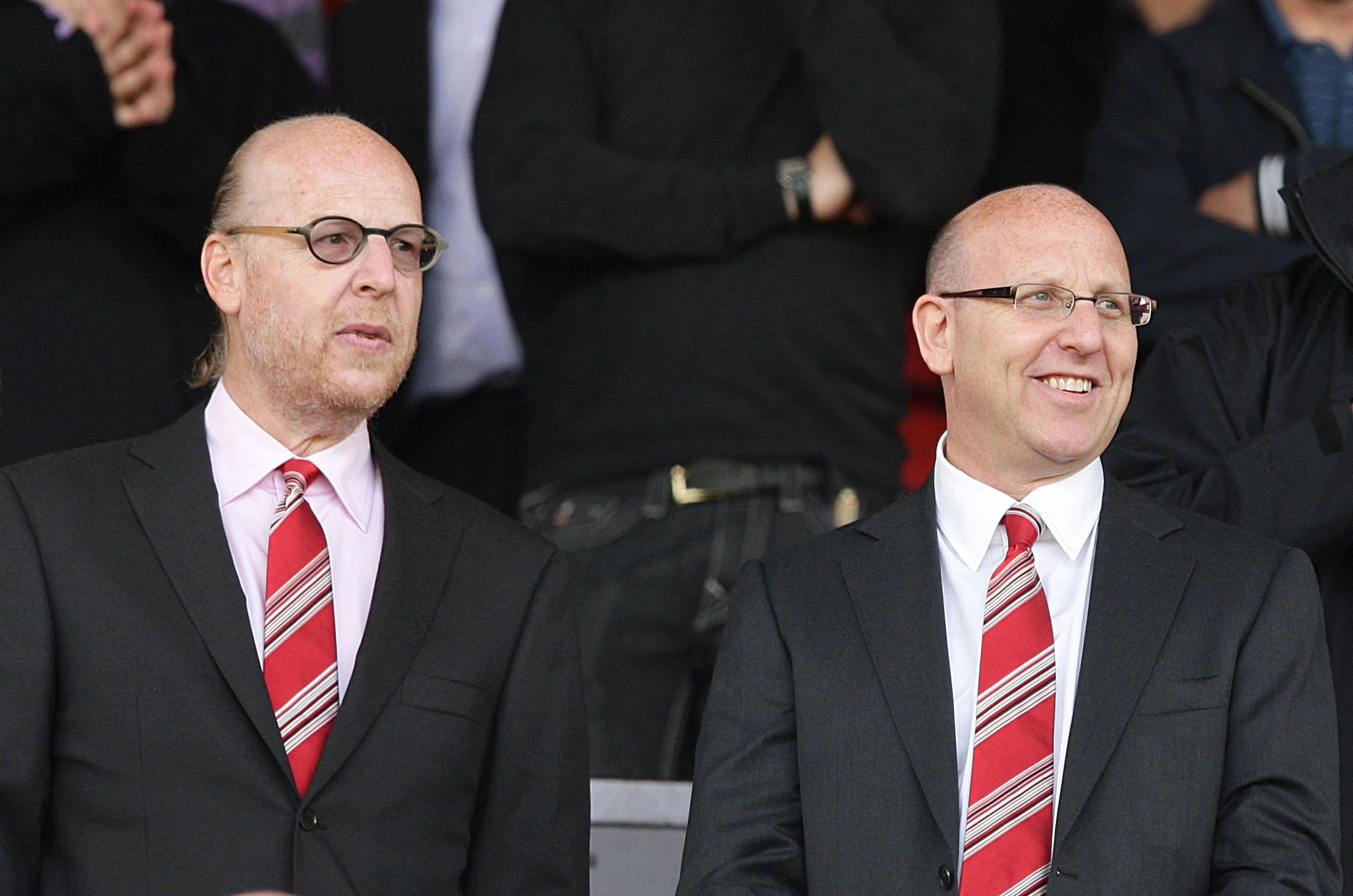 Joel Glazer, right, and Avram Glazer, are hoping to build bridges with Manchester United fans (Dave Thompson/PA)