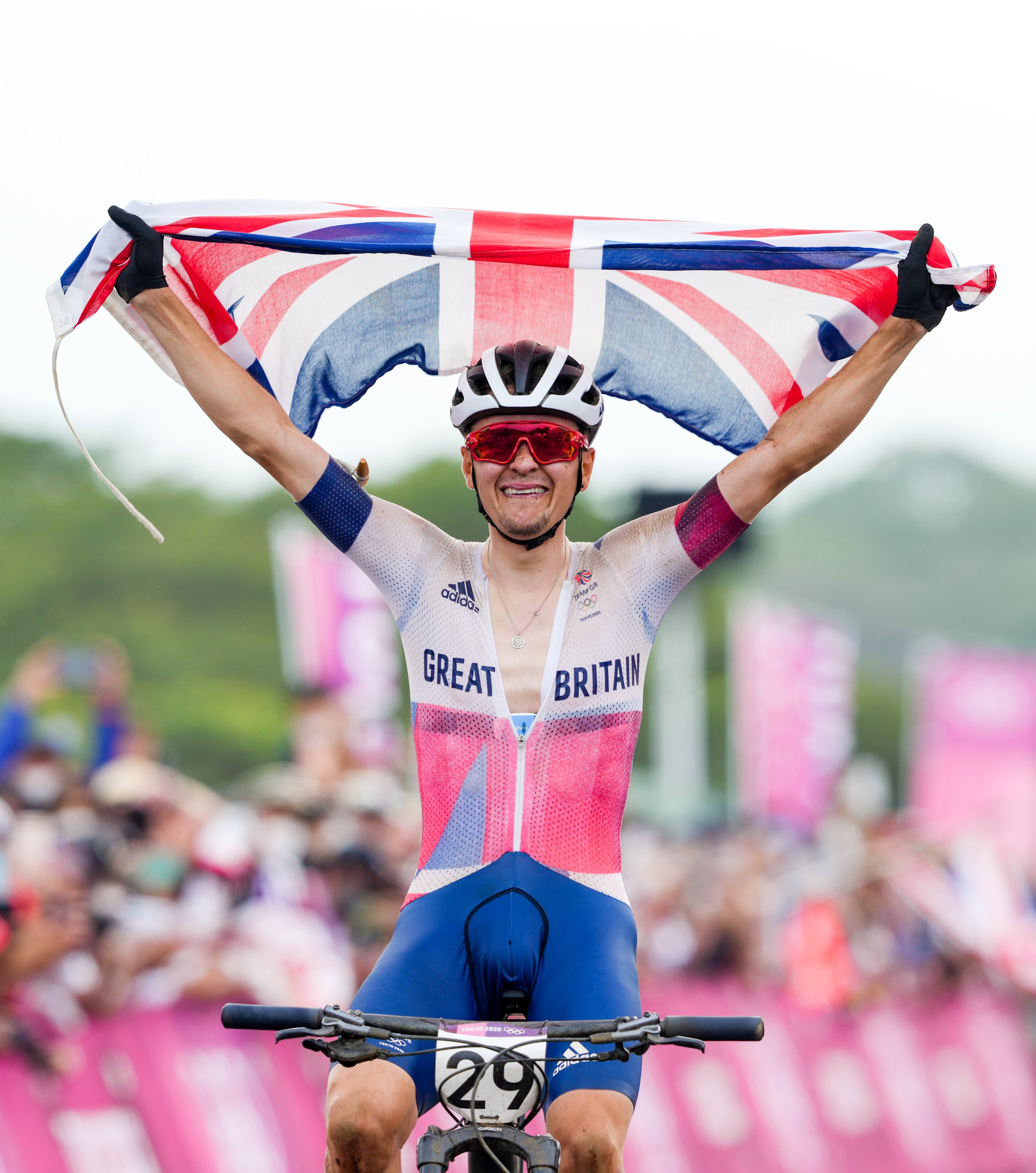 Tom Pidcock became an Olympic champion on Monday but will be out training again on Tuesday (Shutaro Mochizuki/PA)