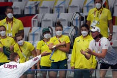 Team USA swimmer Caeleb Dressel throws gold medal to teammate who didn’t get to compete