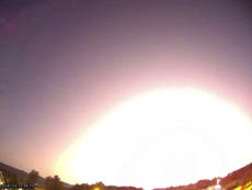 Large meteor lights up skies over Norway