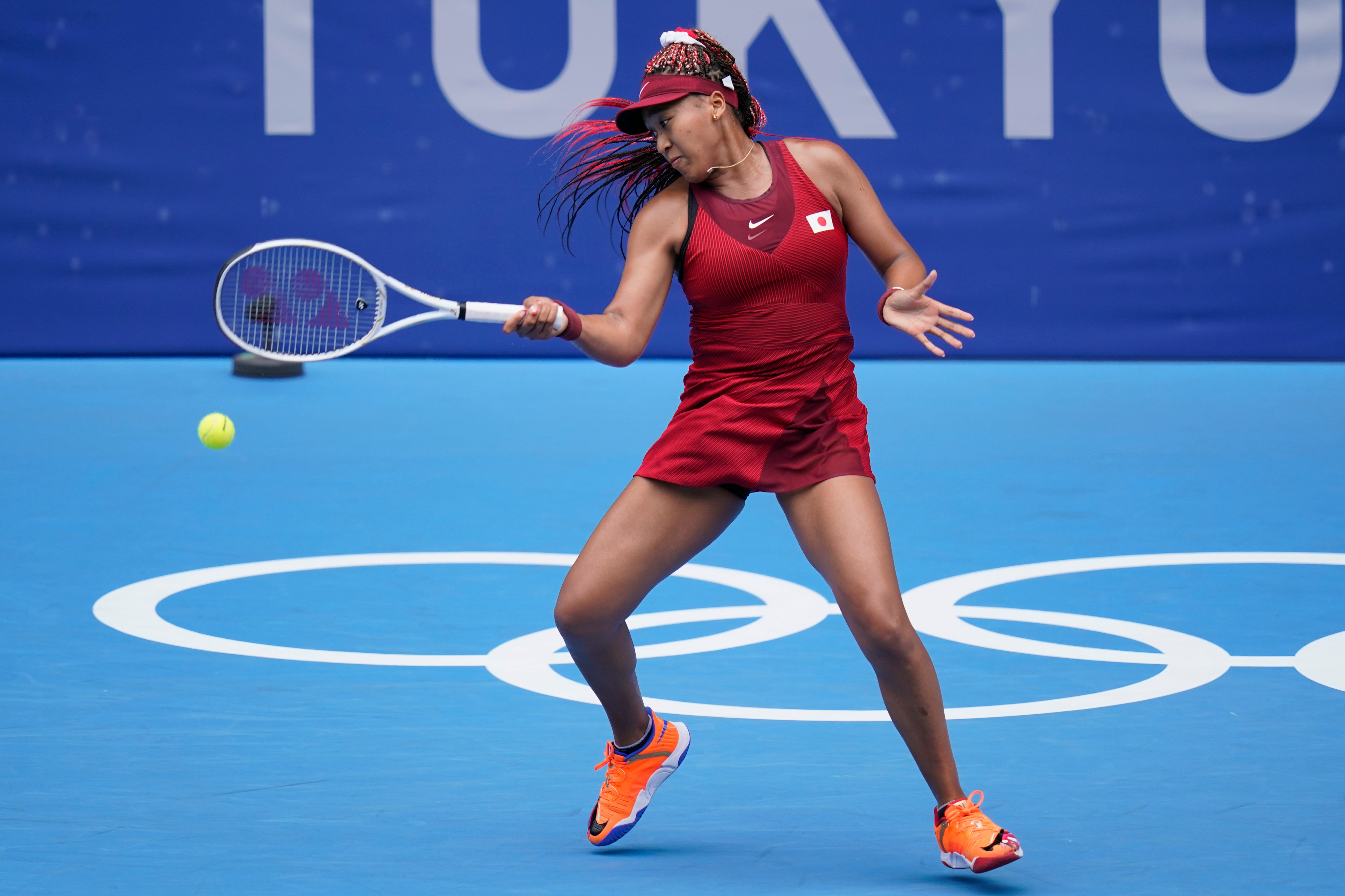 Naomi Osaka suffered an early exit in Tokyo (Patrick Semansky/AP)