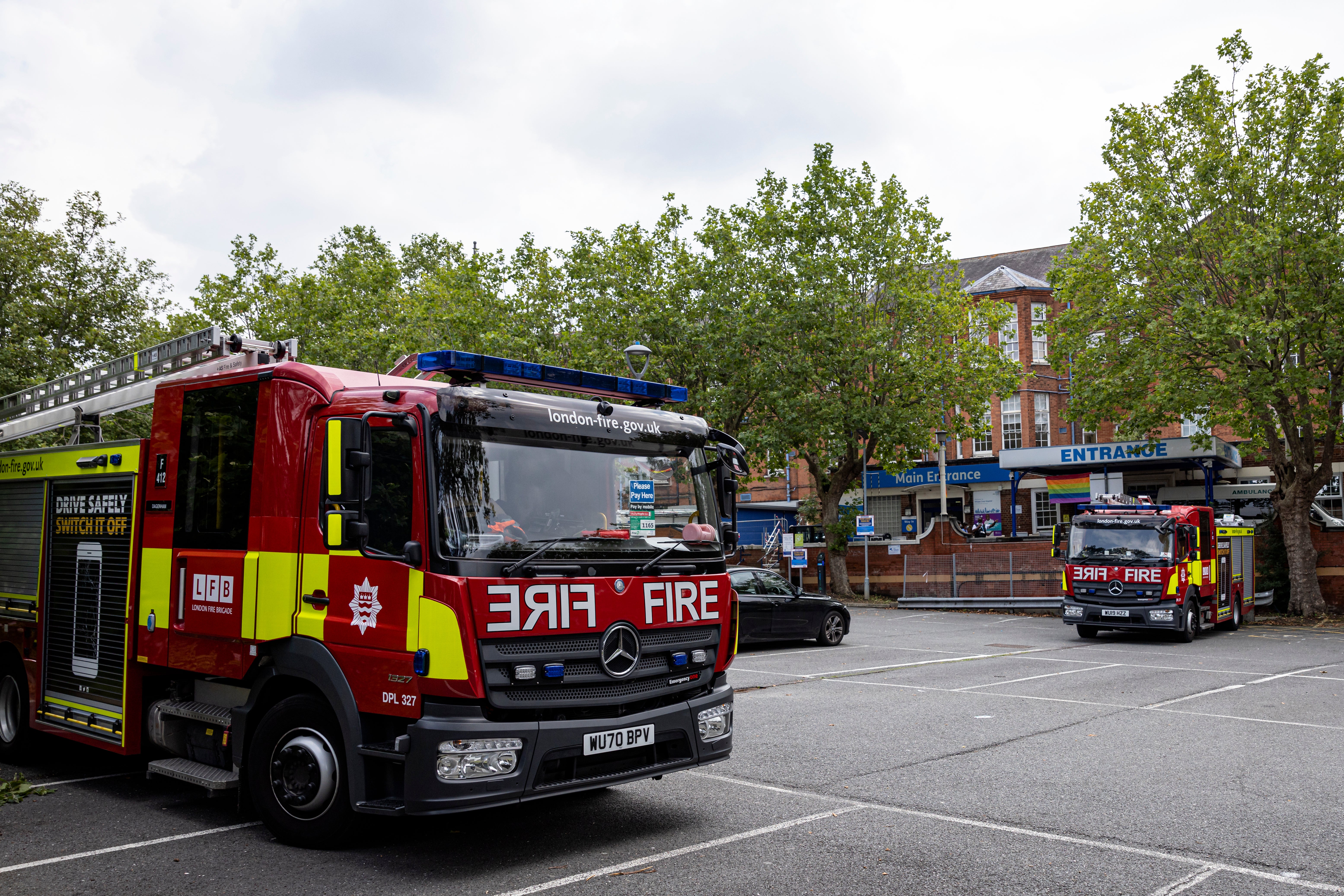 Whipps Cross Hospital has been affected by flooding