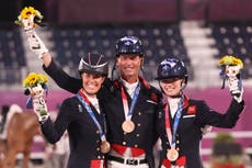 Fifth Olympic medal for Charlotte Dujardin as GB claim bronze in team dressage