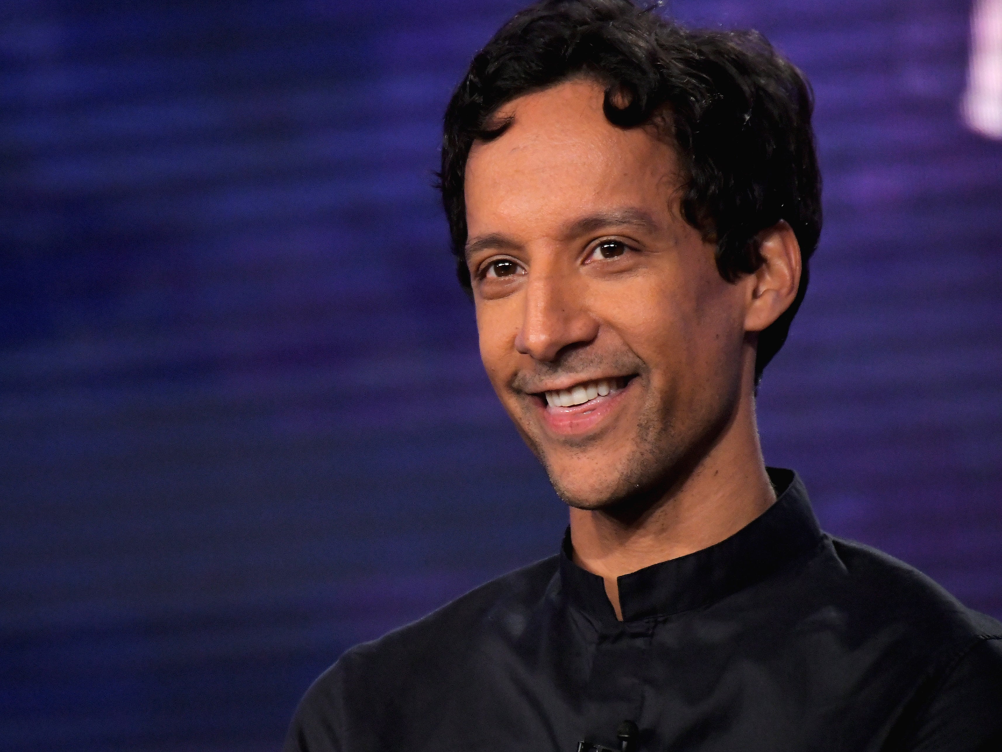 Danny Pudi during a press tour on 11 January 2018 in Pasadena, California