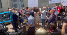 Marjorie Taylor Greene and Matt Gaetz abandon their own Capitol riots presser as it descends into chaos