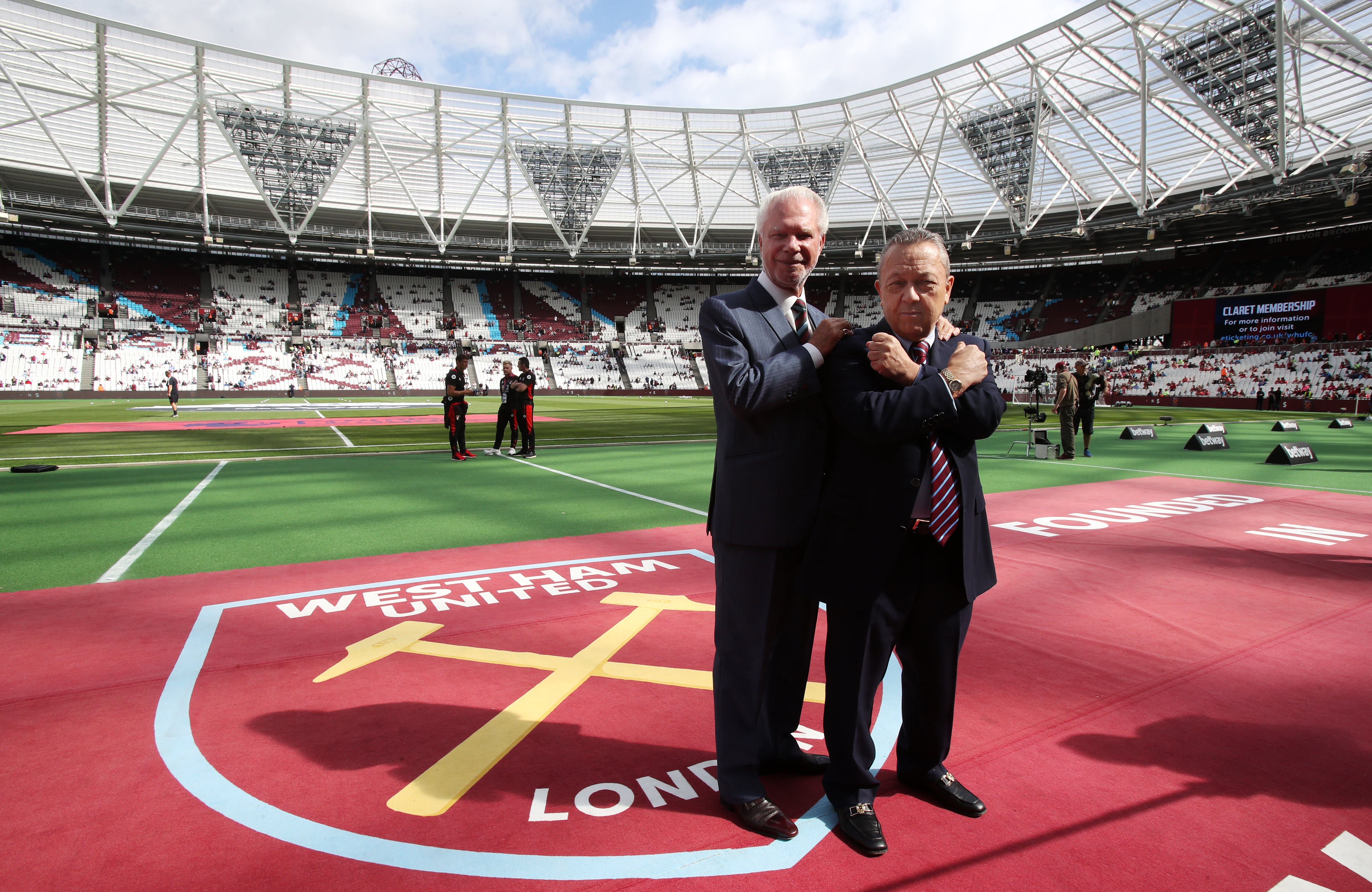 David Gold and David Sullivan do not want to sell West Ham (Nick Potts/PA)