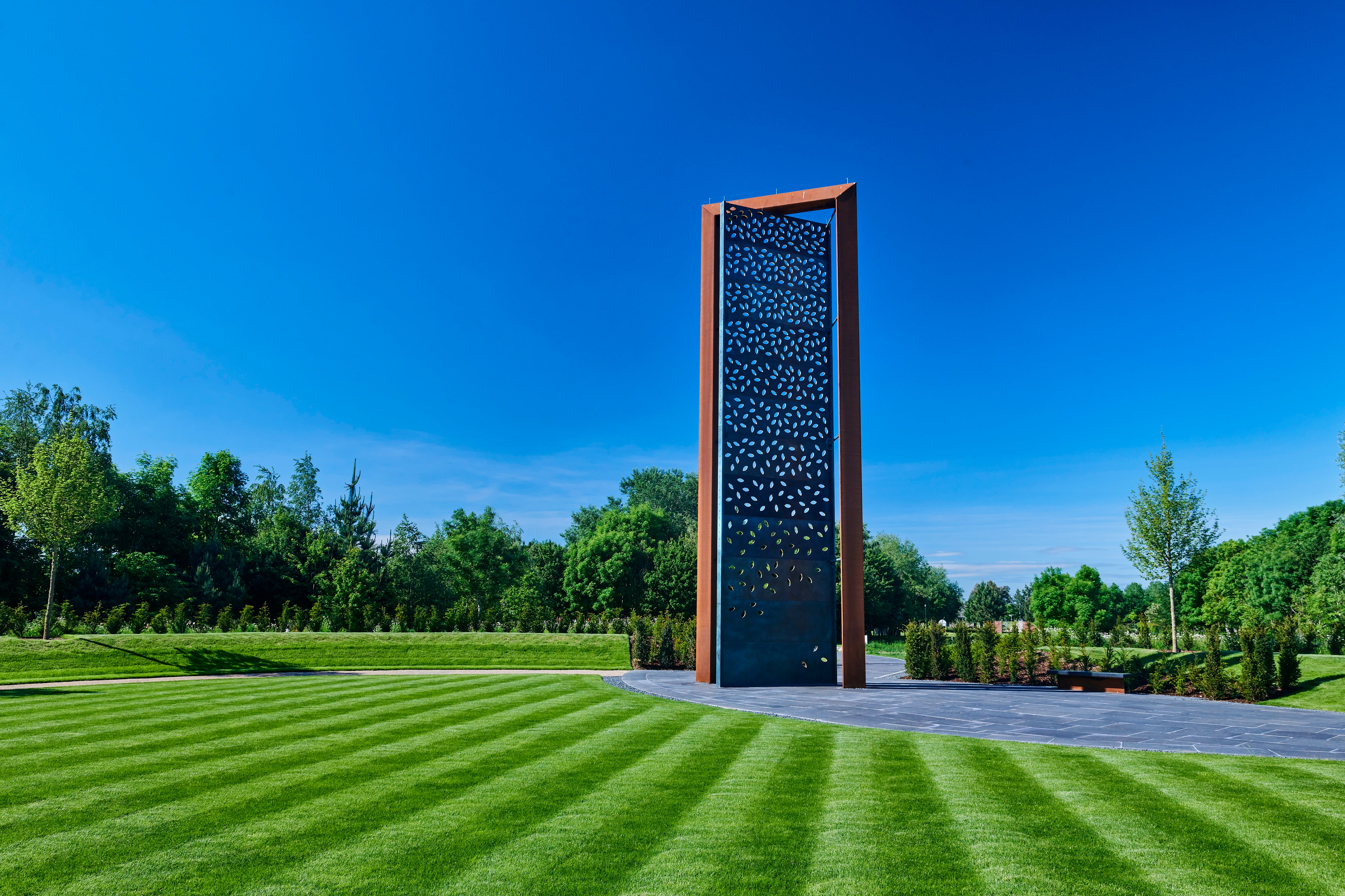 The UK Police Memorial at the National Memorial Arboretum in Staffordshire