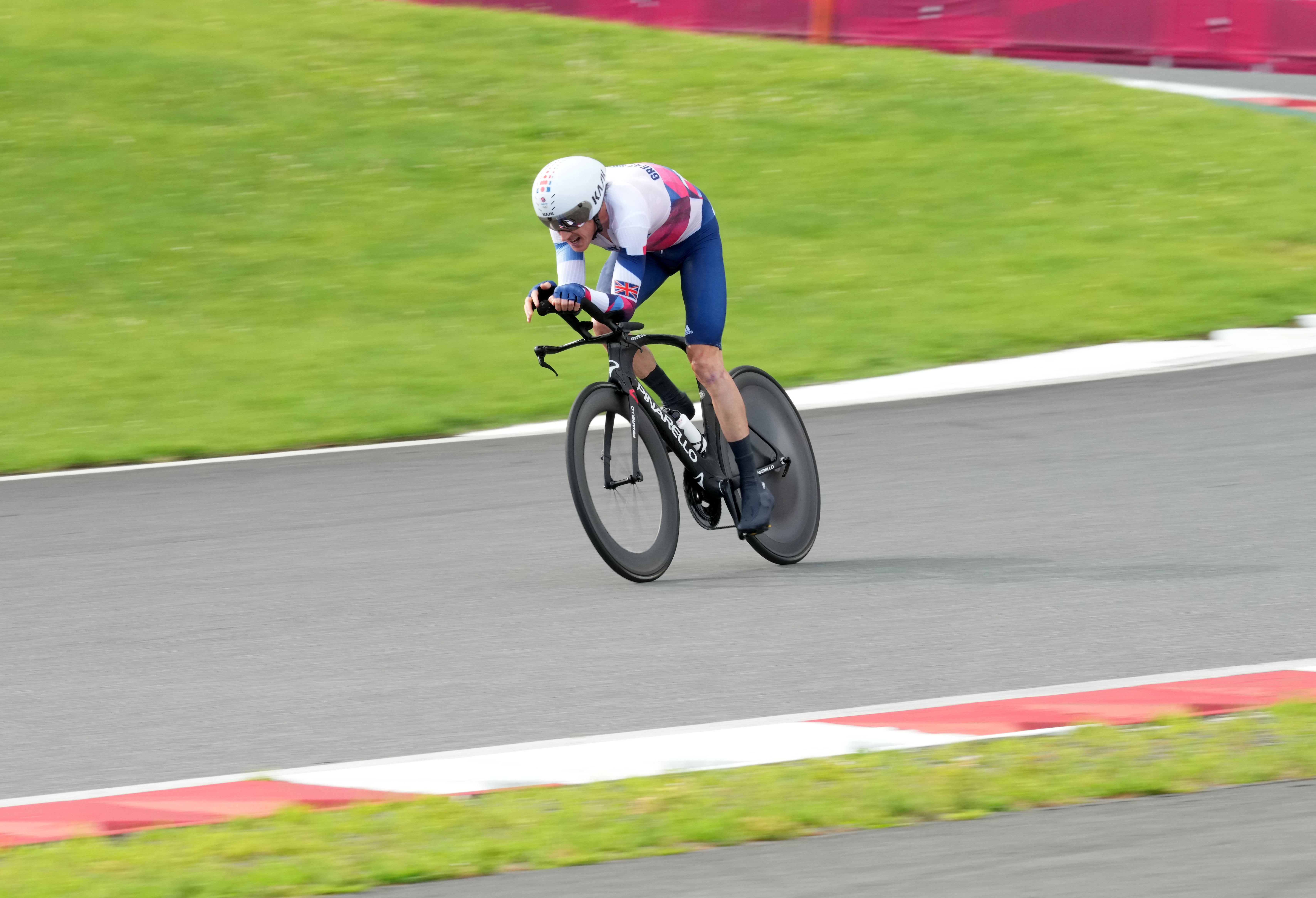 Geraint Thomas could not force his way into medal contention (Martin Rickett/PA)