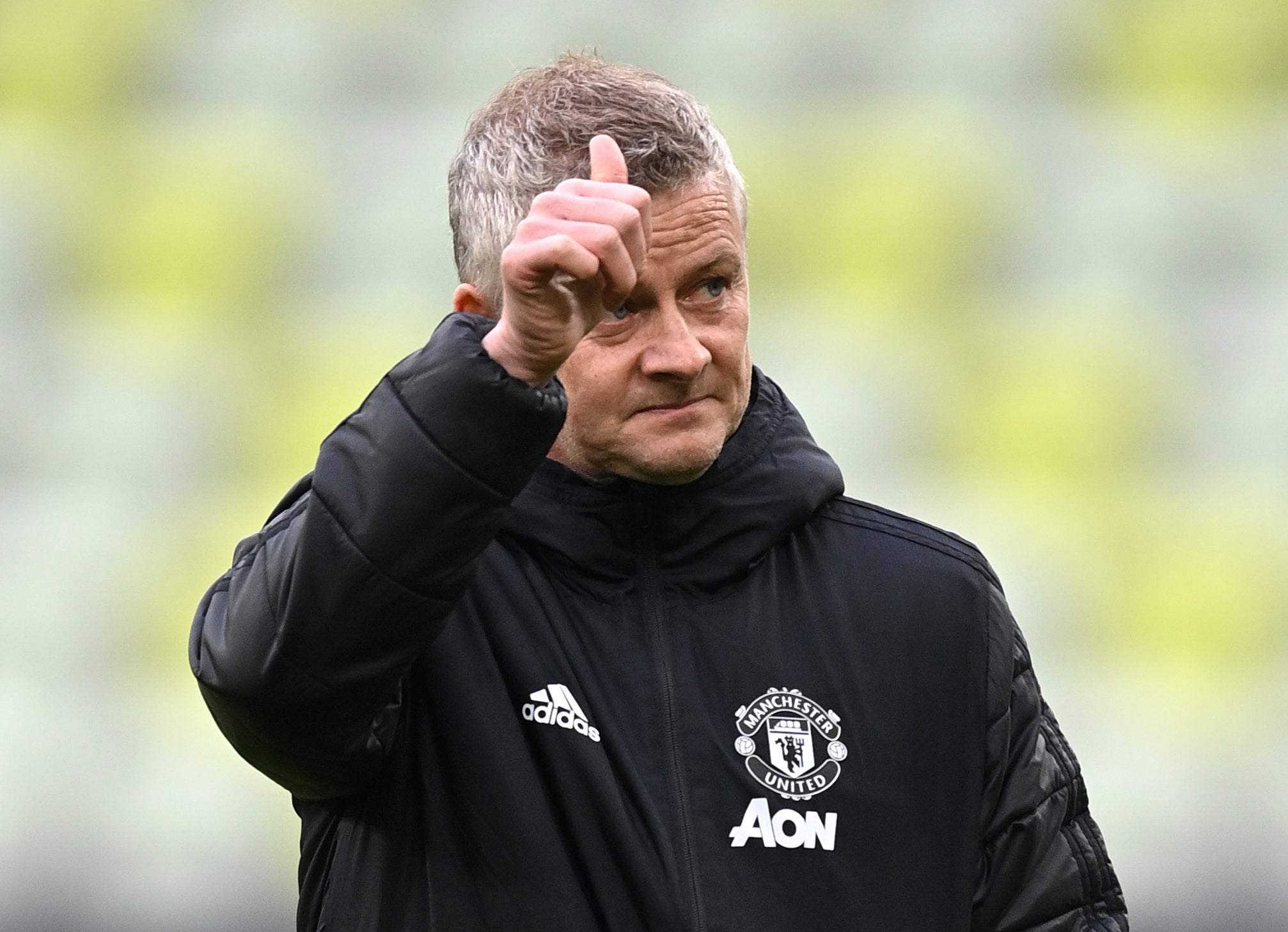 United coach Ole Gunnar Solskjaer