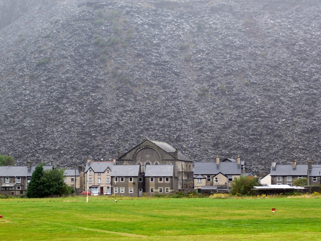 Natural features, such as this magnificent slate mountain, were key to the area’s inclusion in the list