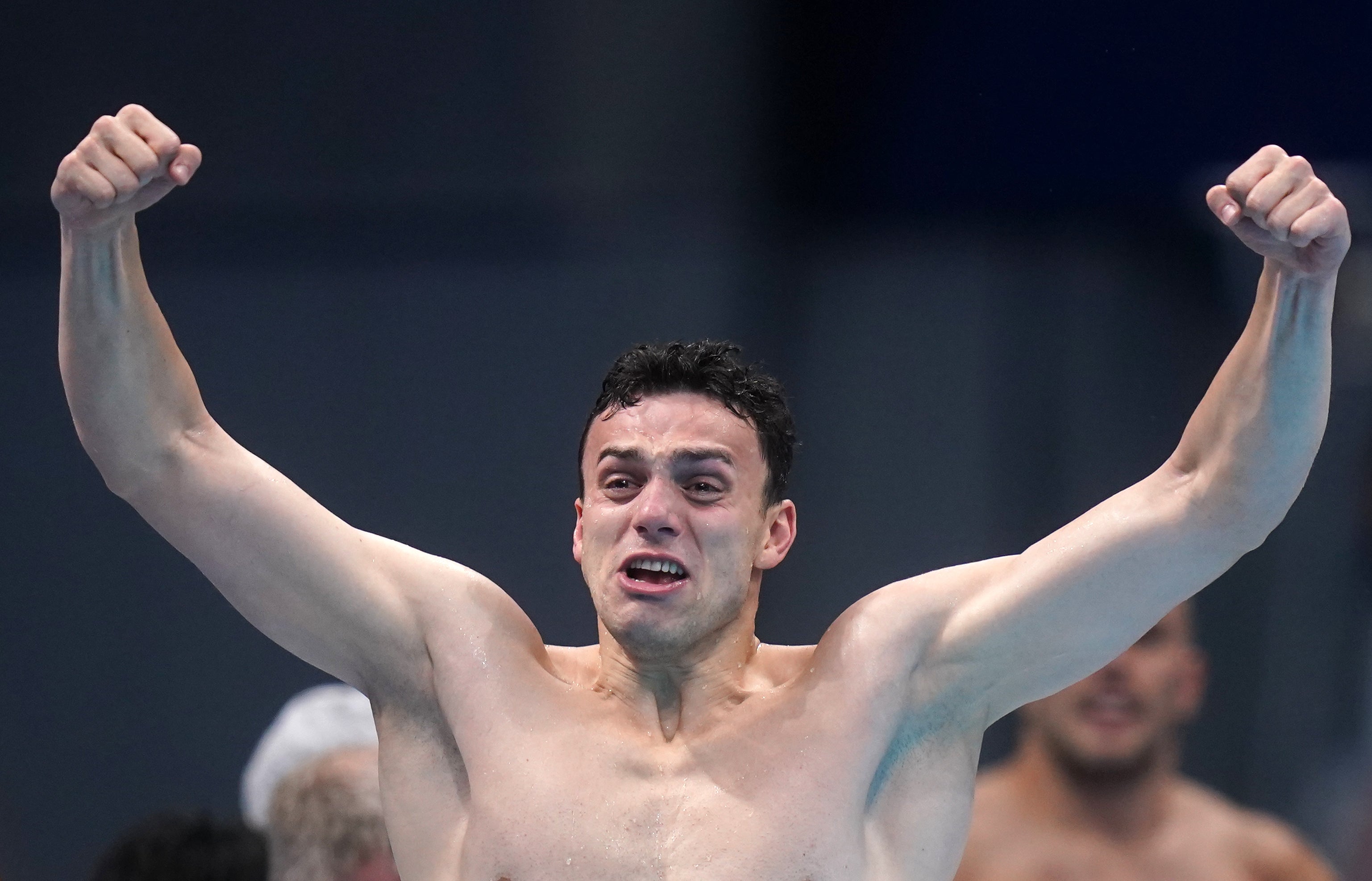 James Guy celebrated a “dream come true” after he won Olympic gold for the first time (Adam Davy/PA)