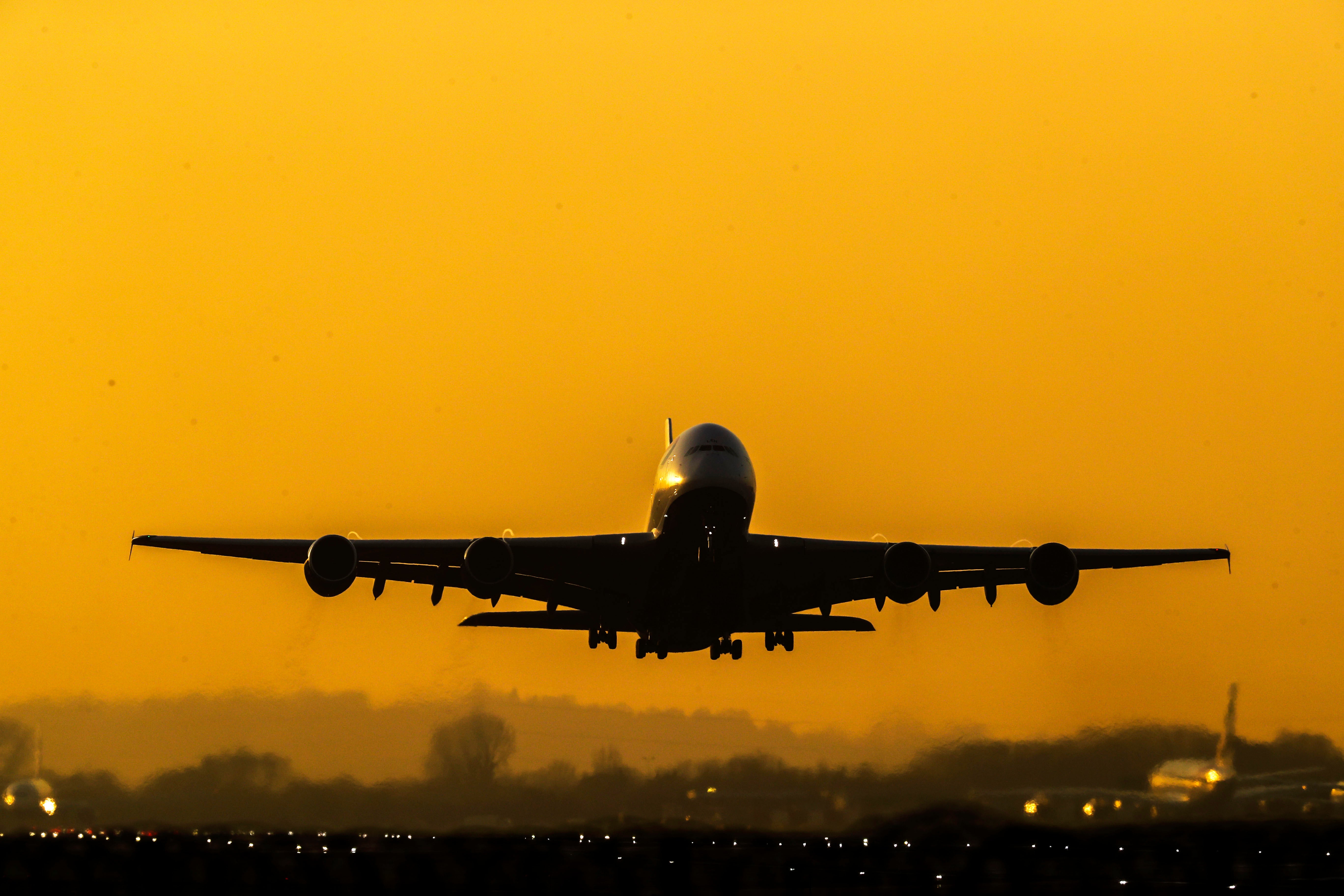 England is to allow US and EU travellers who are fully vaccinated against coronavirus to enter without the need to quarantine (Steve Parsons/PA)