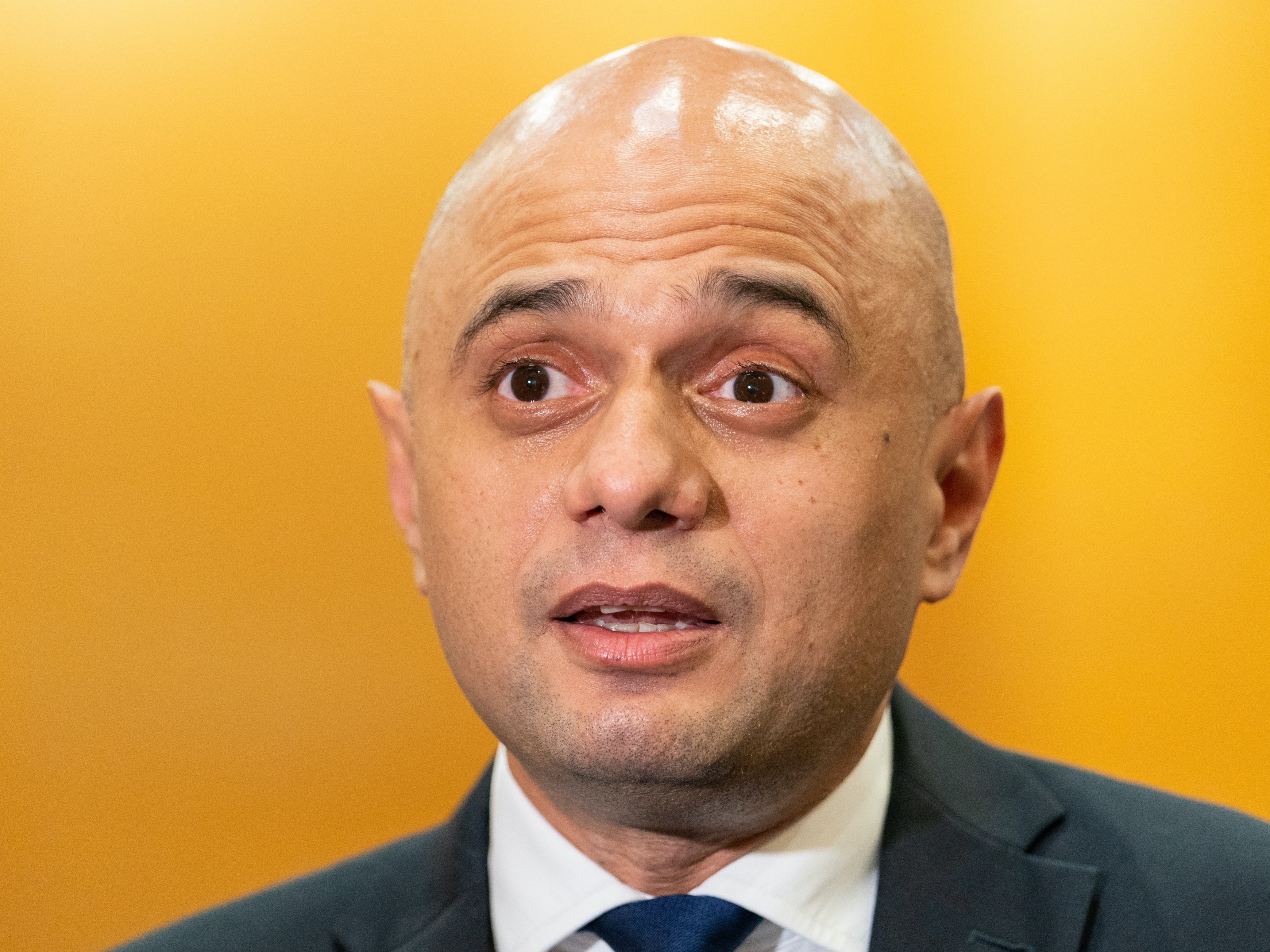 Health secretary Sajid Javid