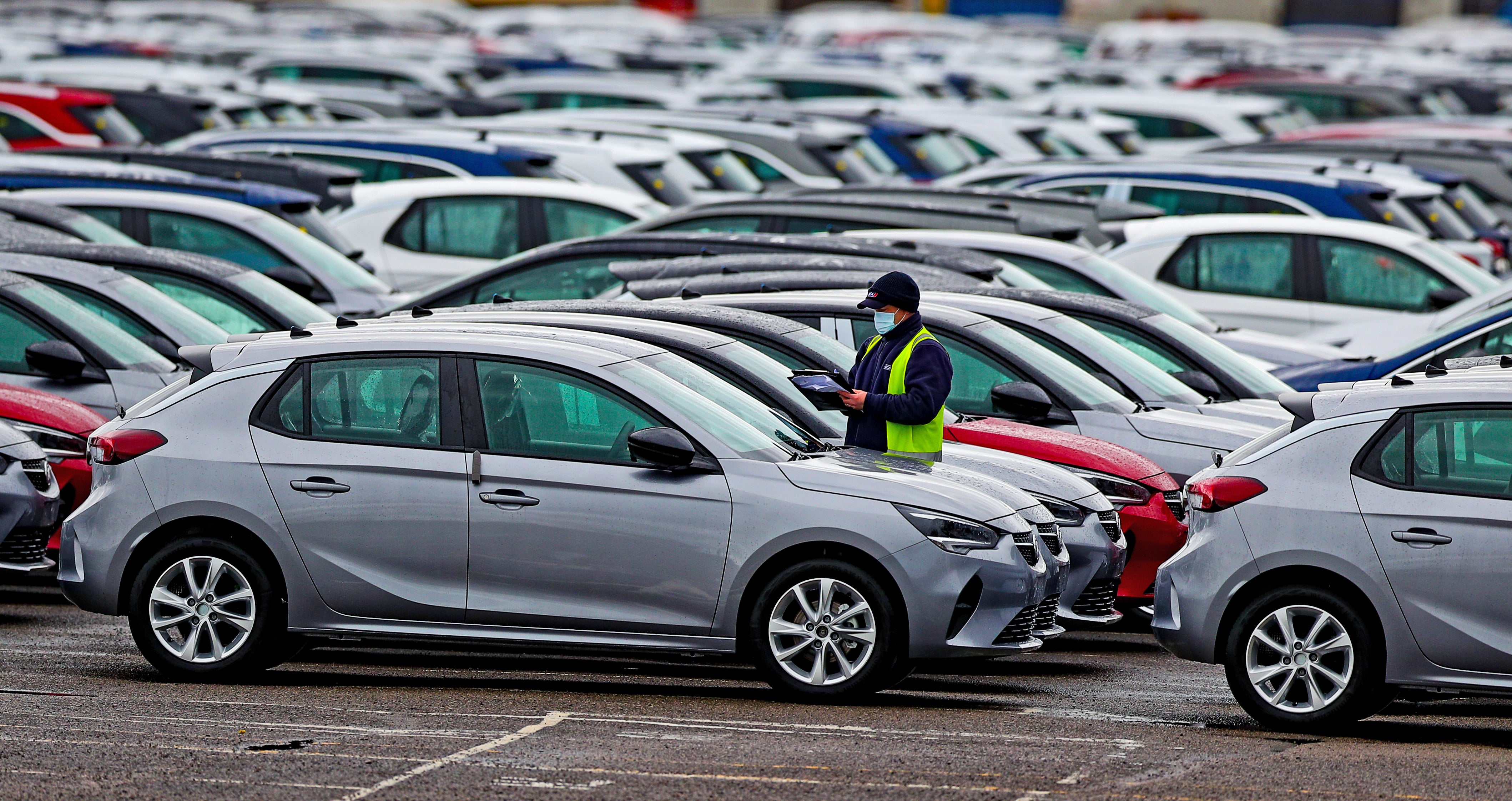 Car production is being hit by staff shortages (Peter Byrne/PA)