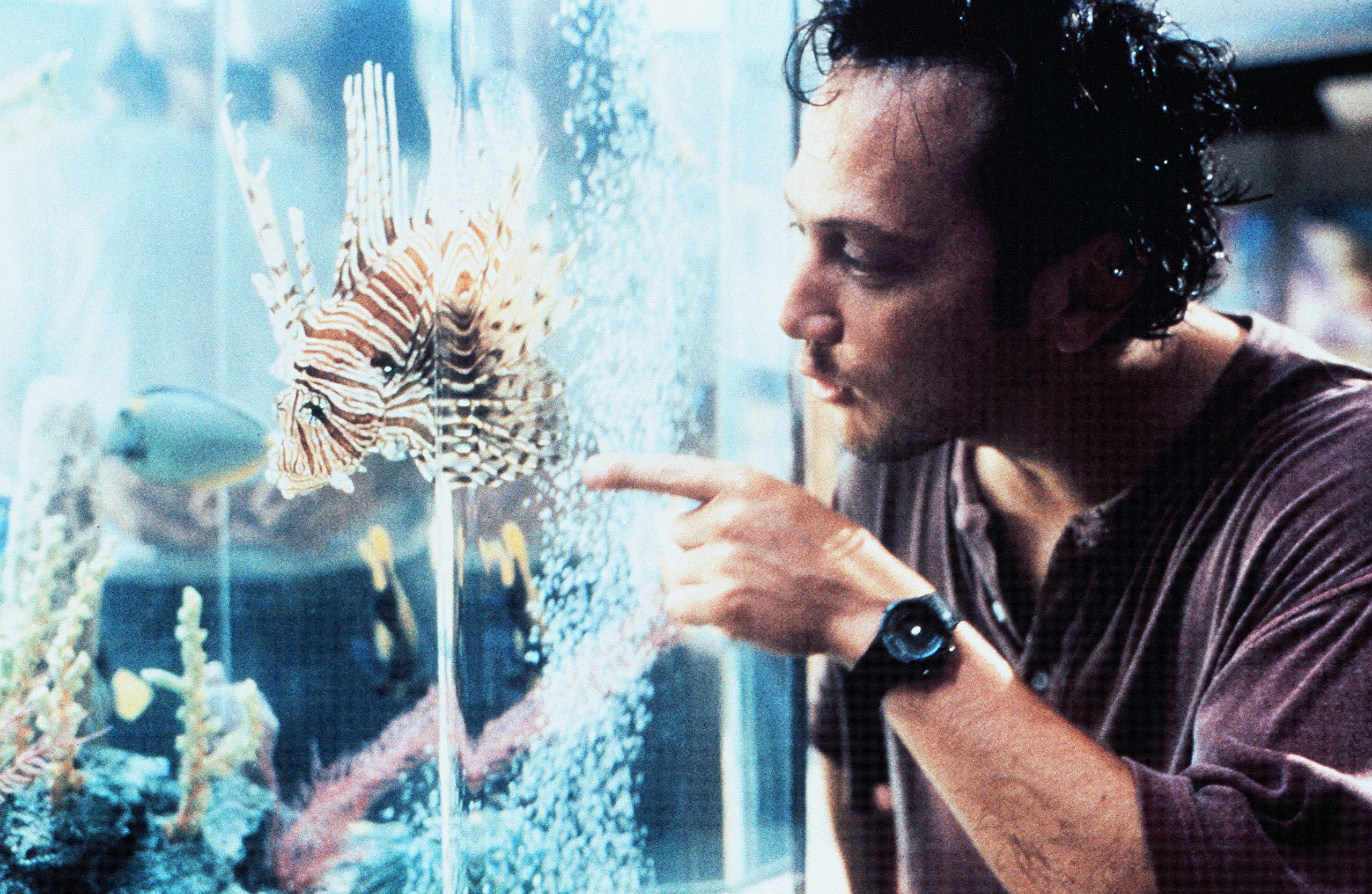 Rob Schneider as tropical-fish enthusiast and male gigolo Deuce Bigalow