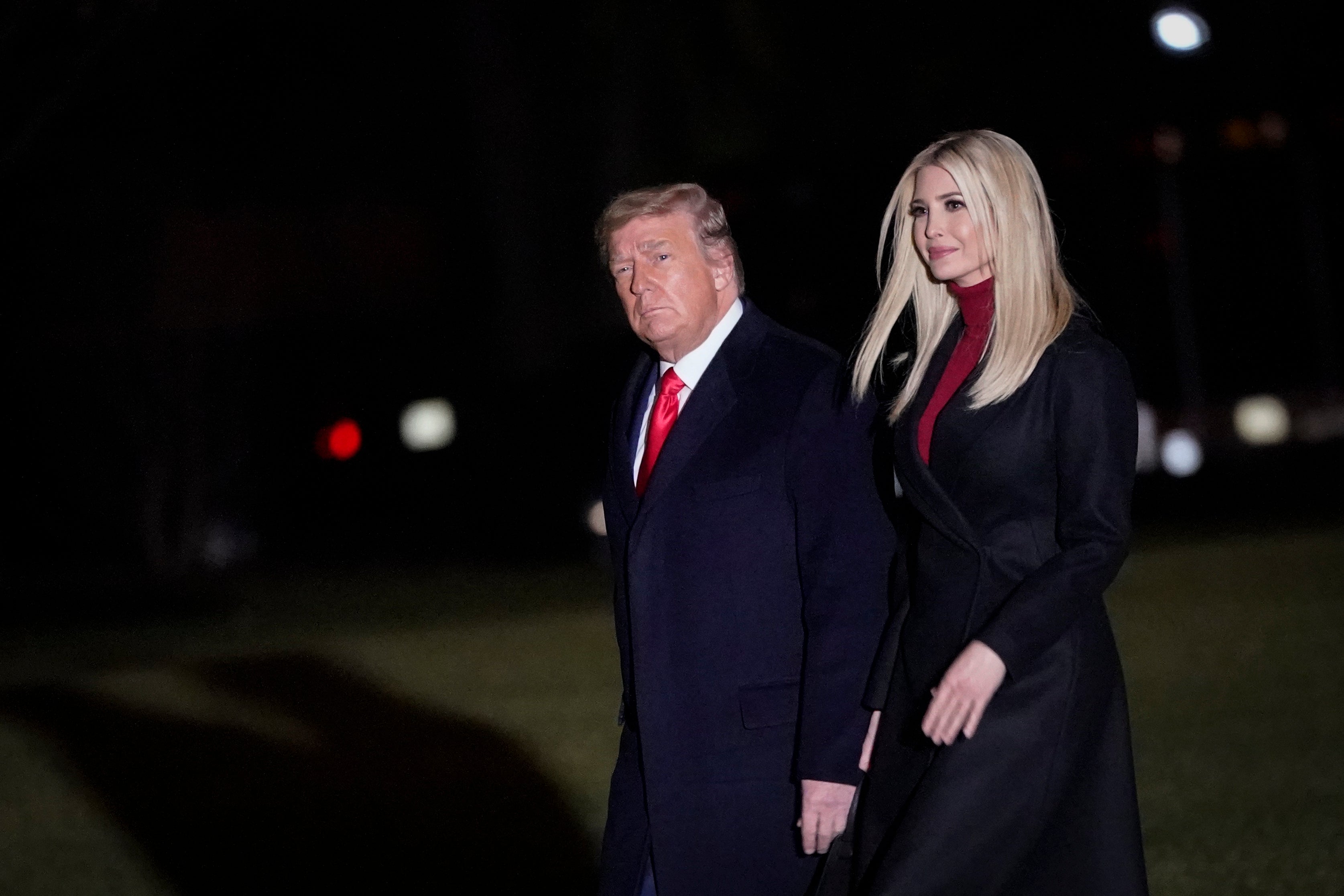 Ivanka Trump, pictured with her father in 2020, played a role in Donald Trump’s past presidential campaigns