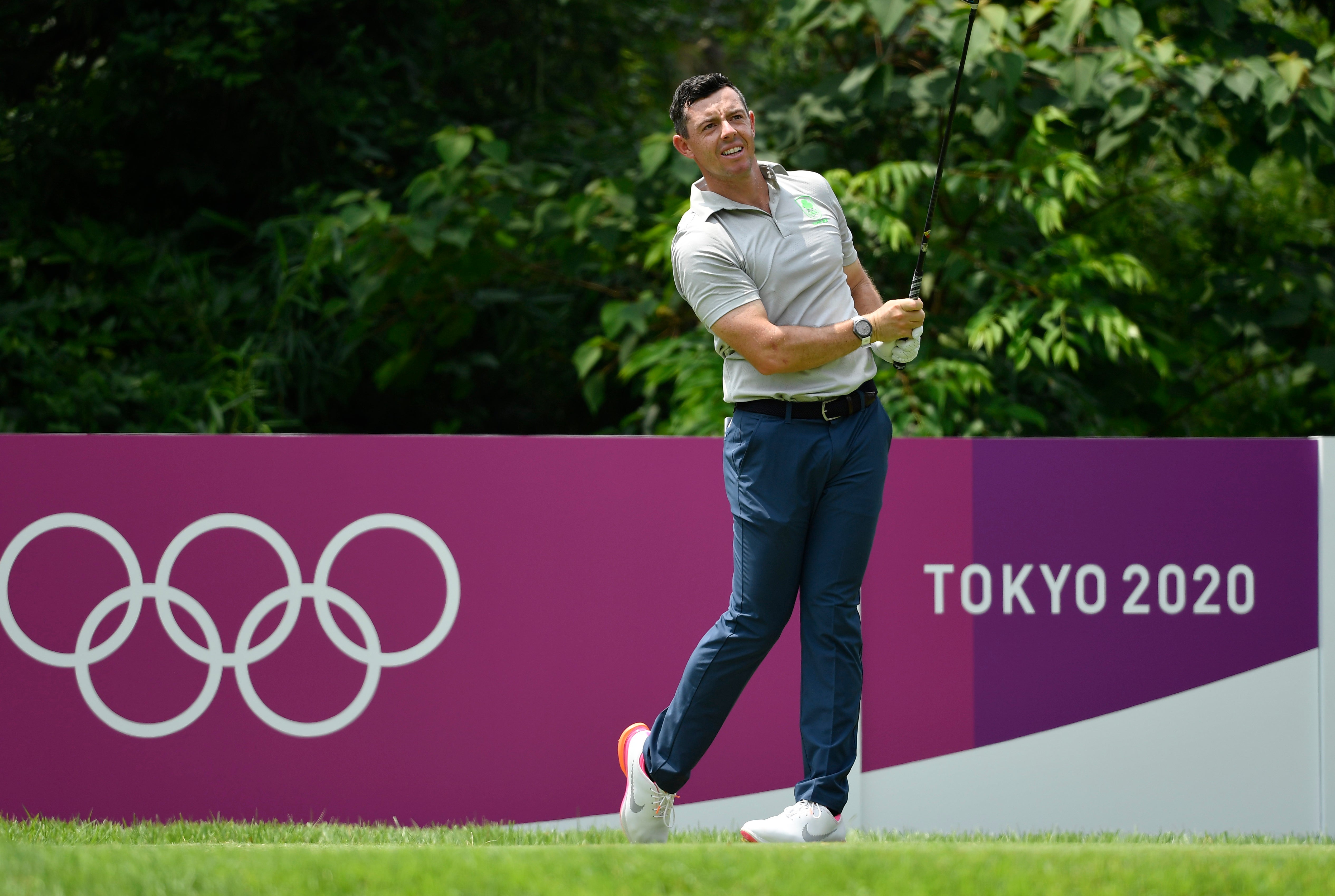 Rory McIlroy shot a two-under 69 in the first round at Kasumigaseki Country Club, Kawagoe