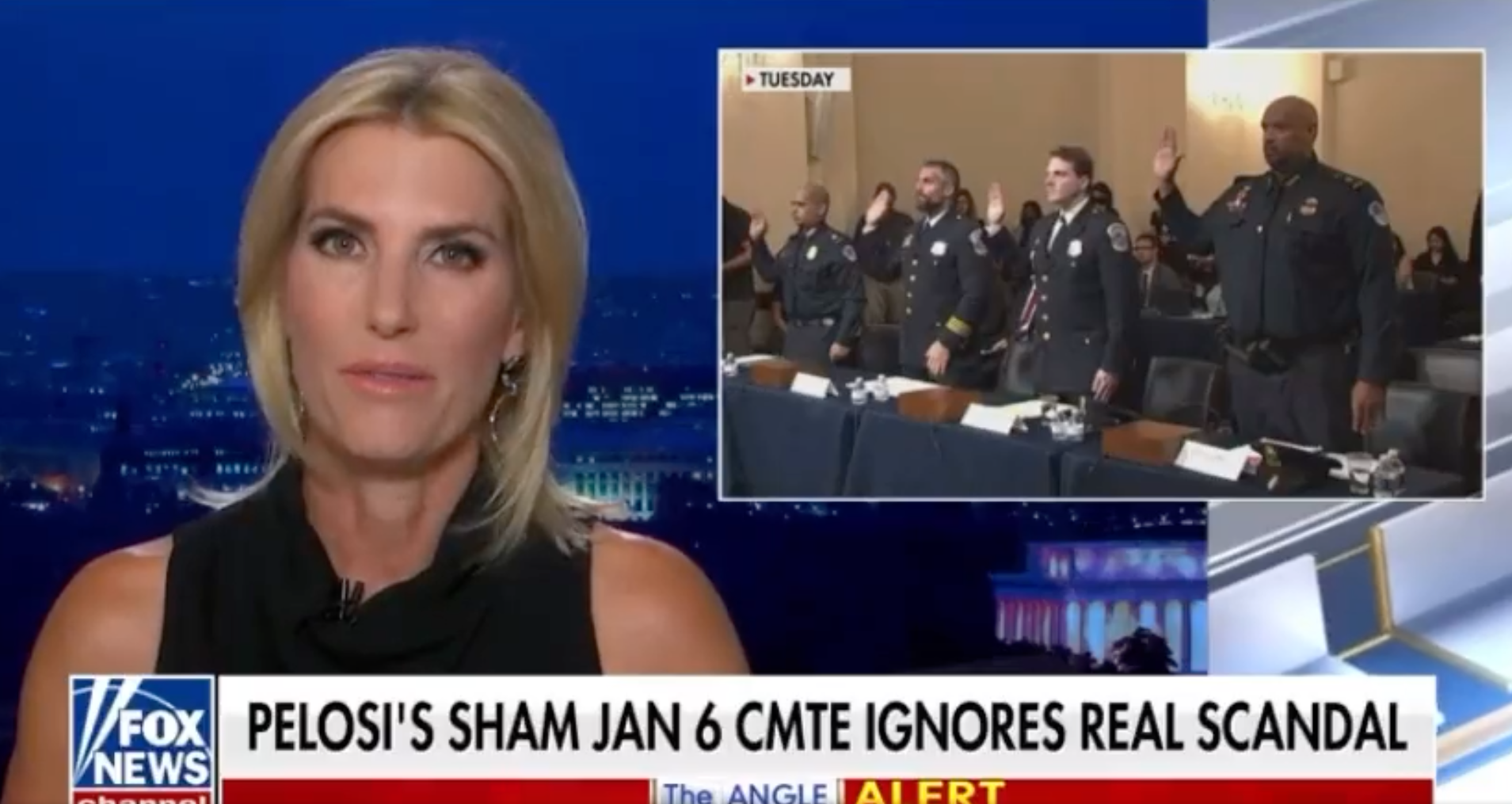 Laura Ingraham says Capitol police beaten by Trump mob have ‘nobody to blame but themselves’
