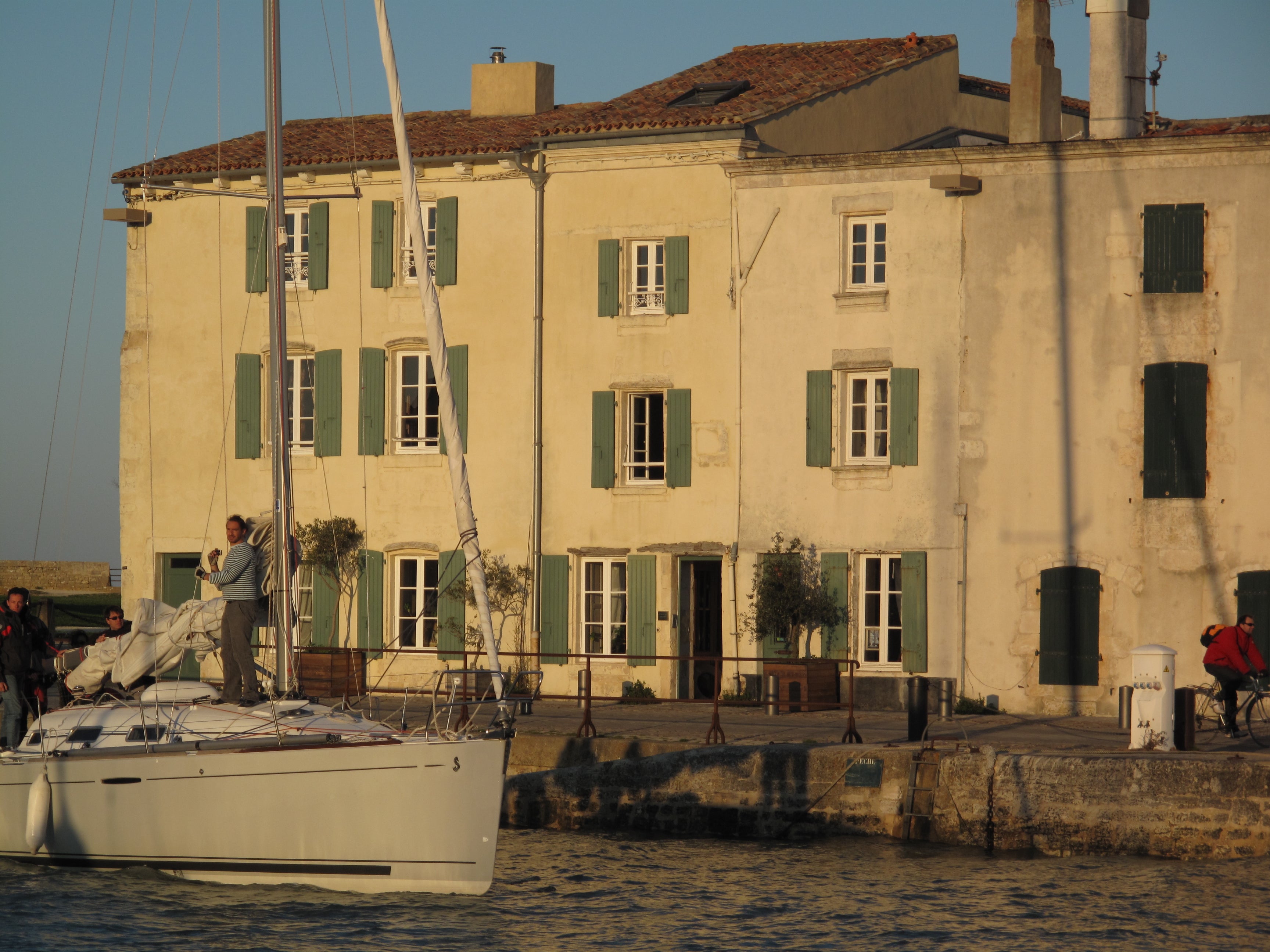 Welcome sight: St-Martin in western France