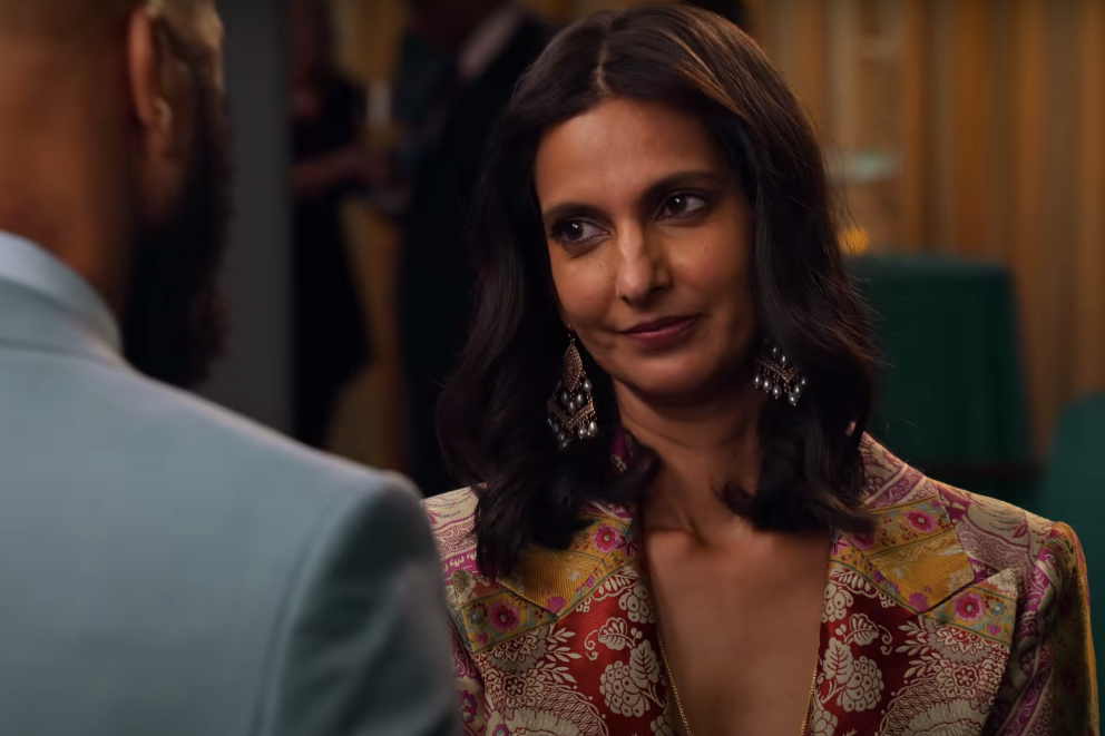 Poorna Jagannathan in a still from the Netflix hit