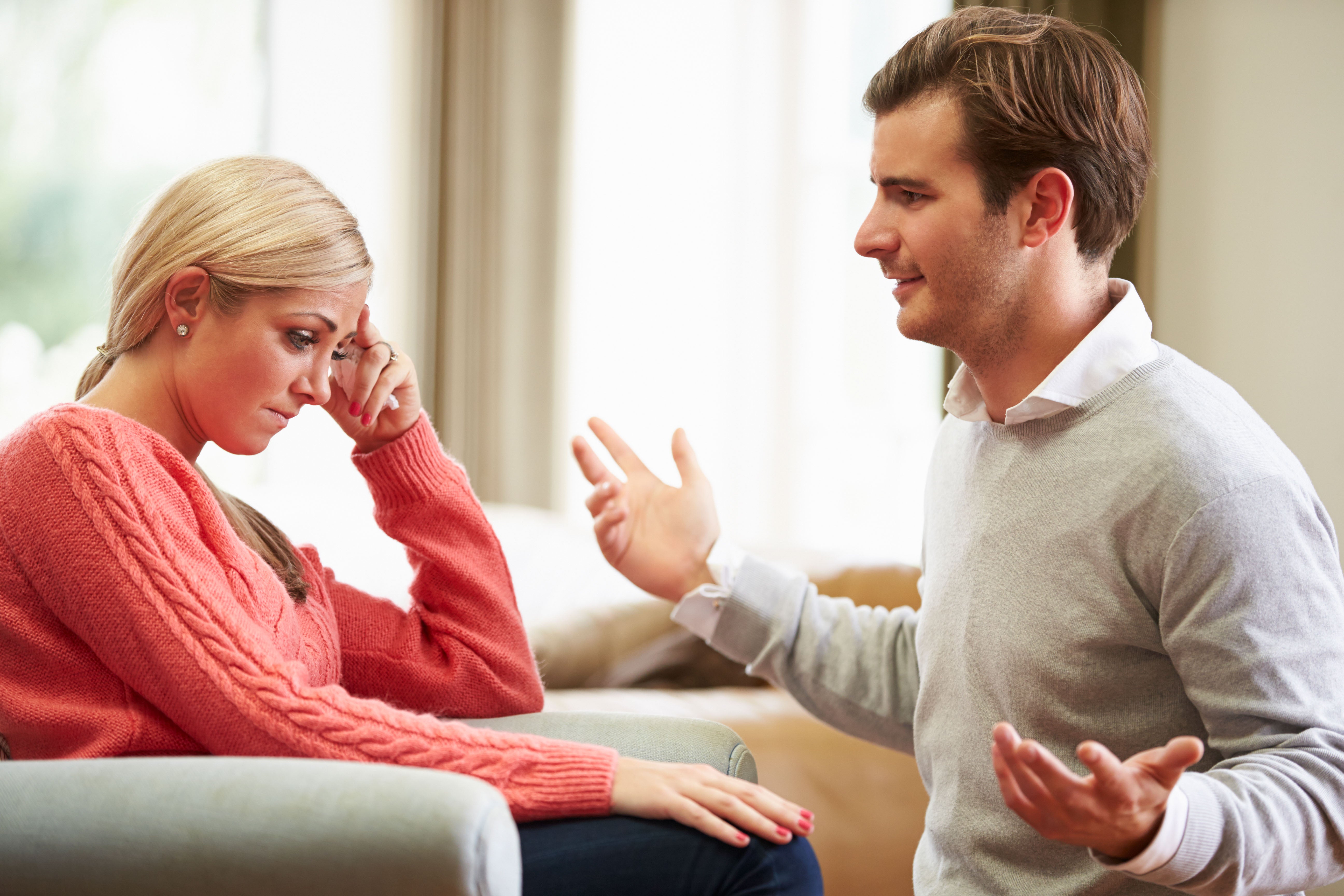 Young Couple Having Argument (Alamy/PA)