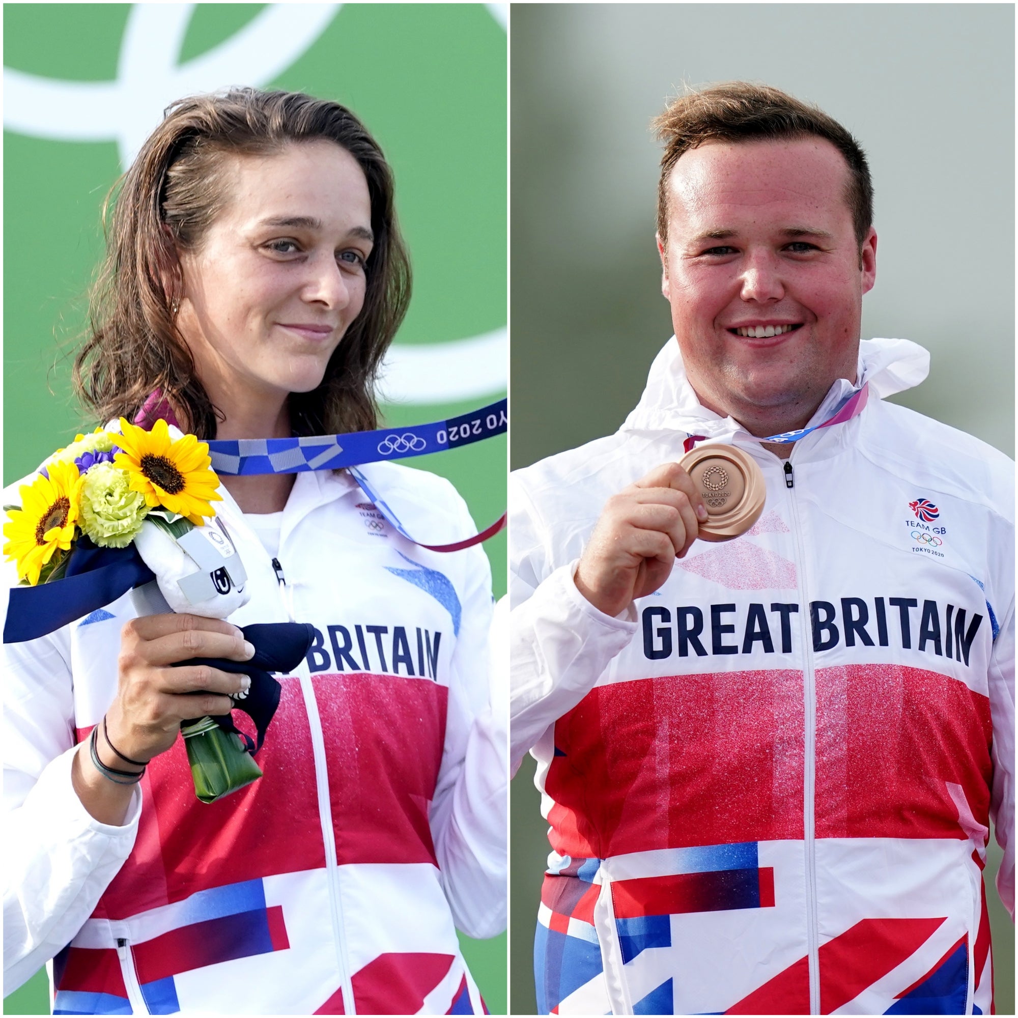 Mallory Franklin and Matt Coward-Holley (Danny Lawson/Mike Egerton/PA)