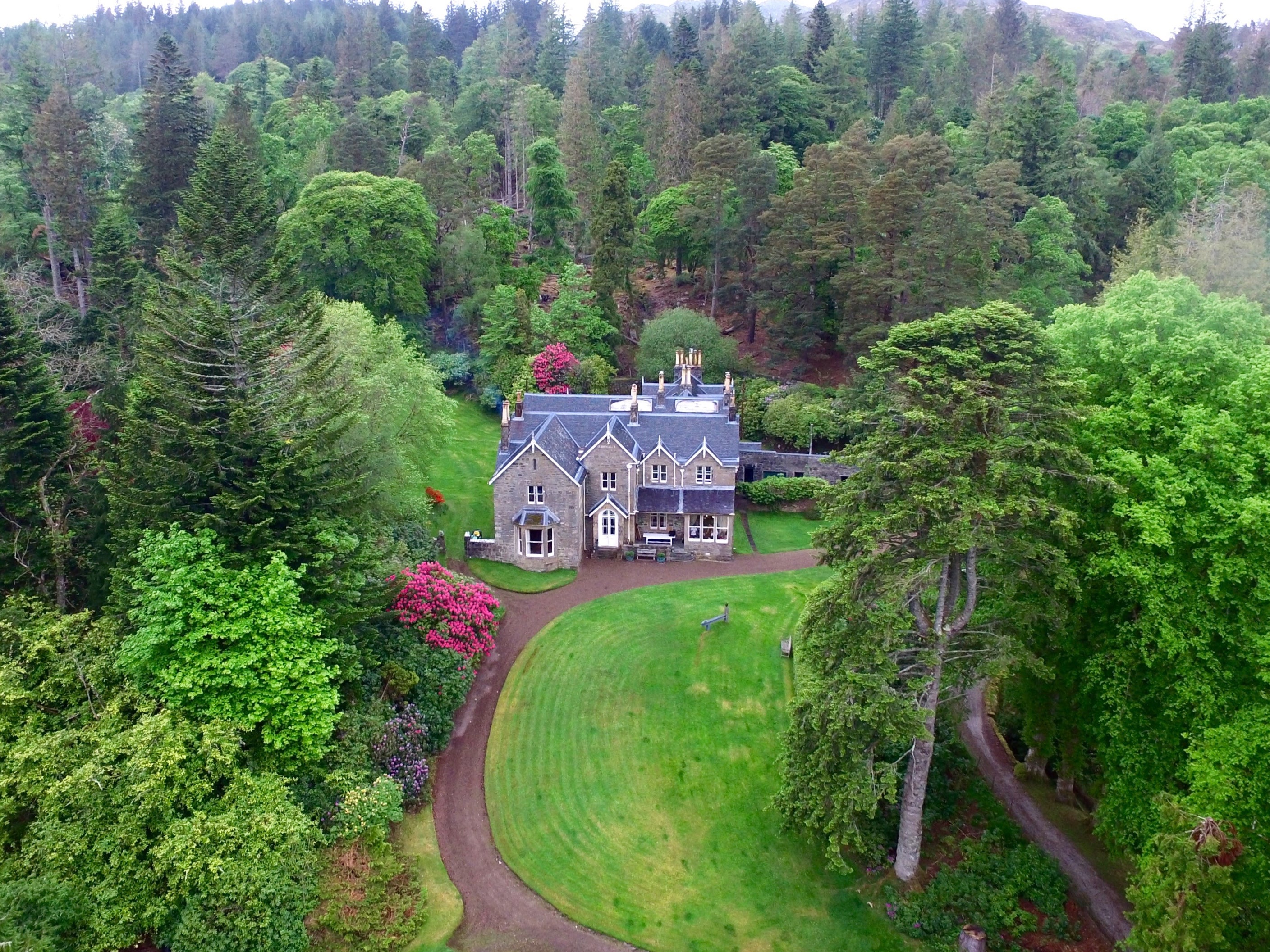 The main house at Eilean Shona