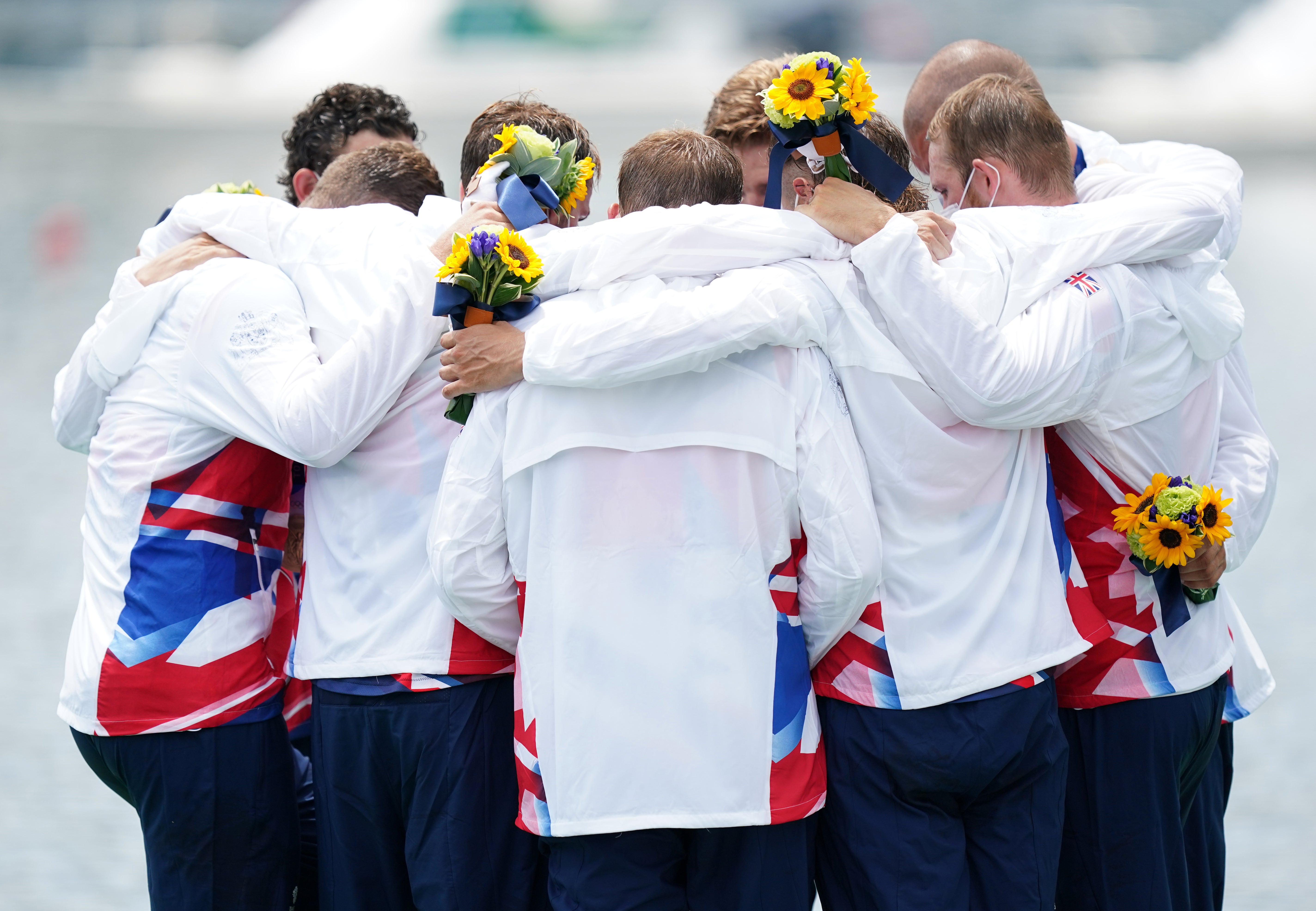 Great Britain’s men’s eight team secured a bronze on the final day of the regatta (Mike Egerton/PA)