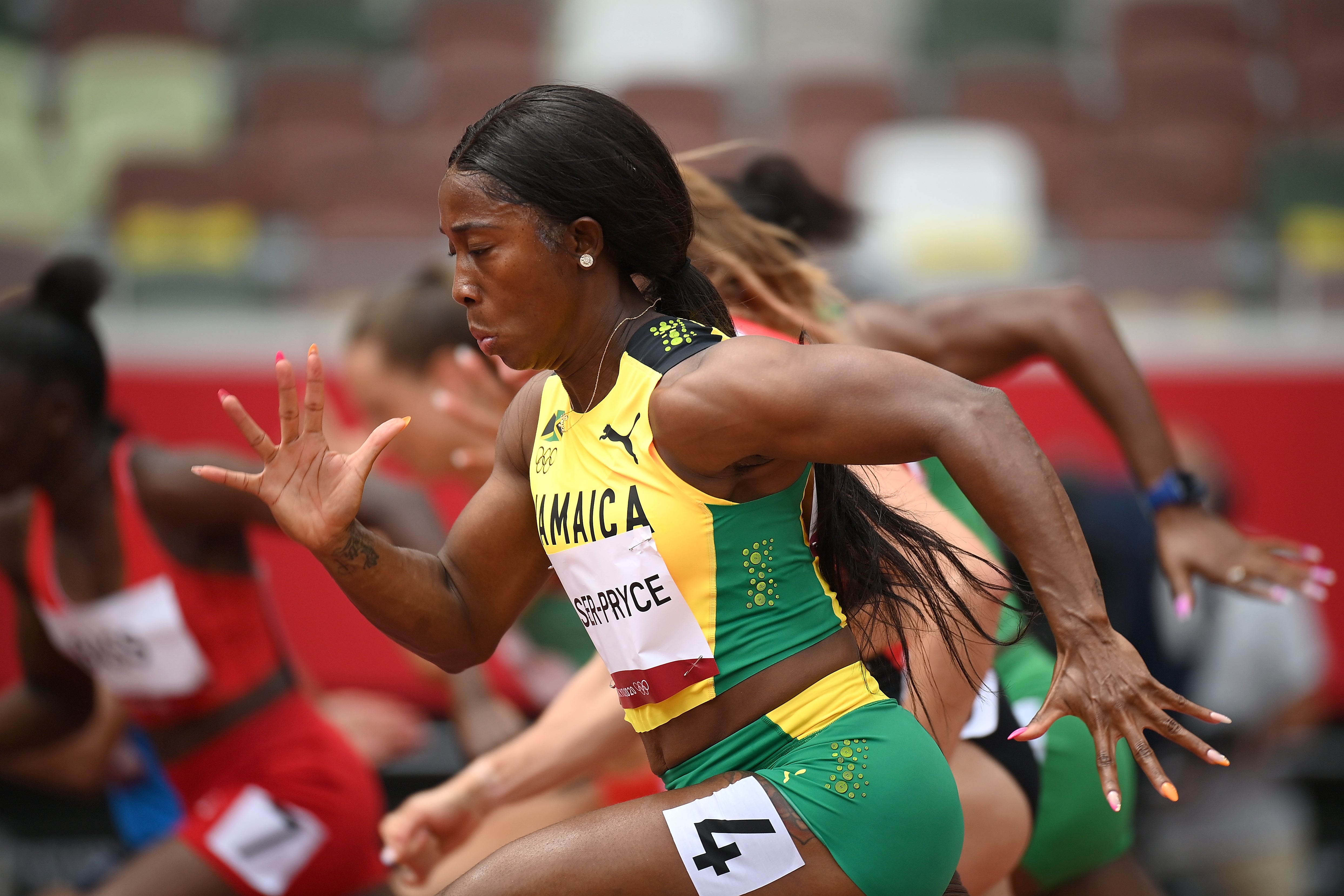 Fraser-Pryce qualified for the semi-finals earlier today