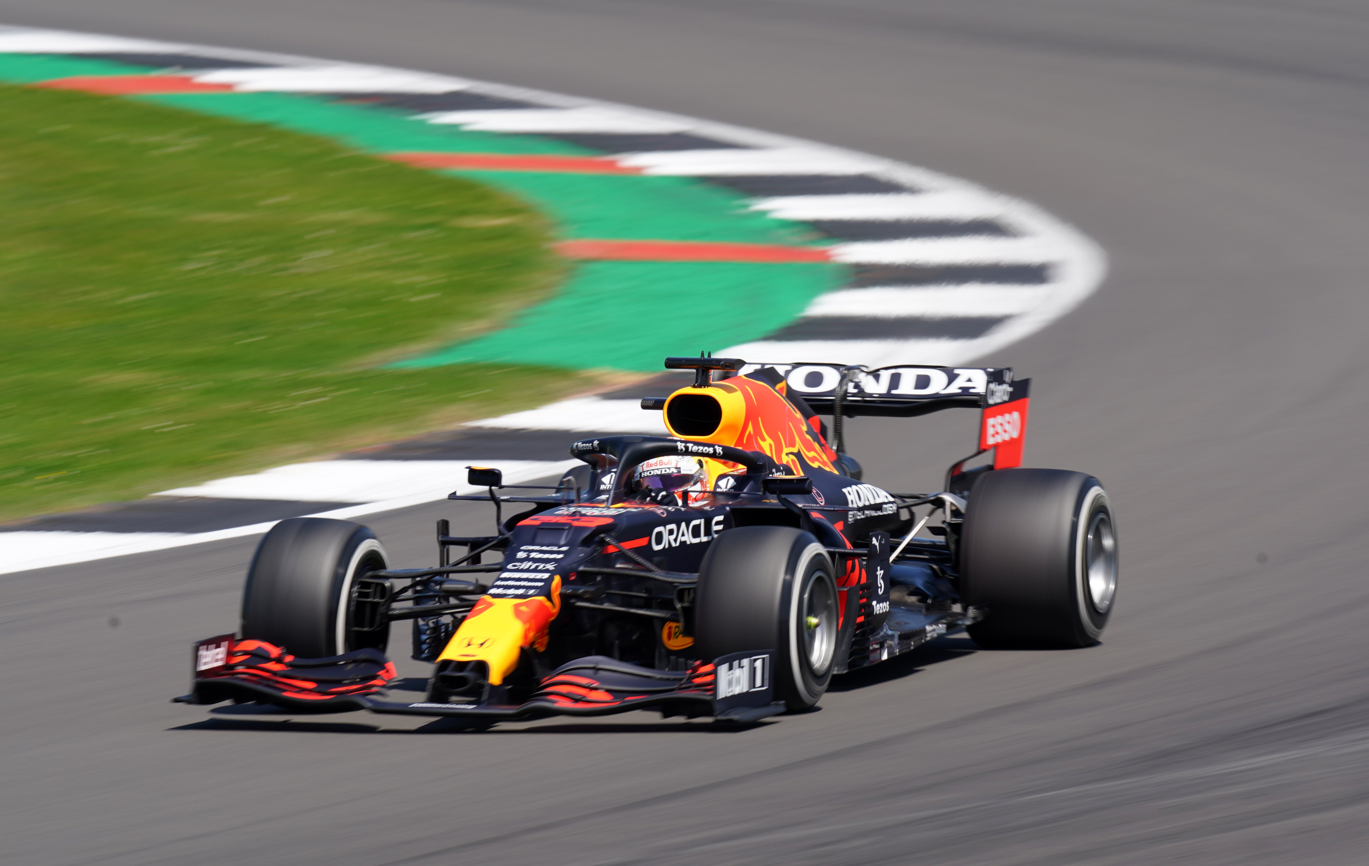 Max Verstappen finished fastest in the first action of the weekend (Tim Goode/PA)