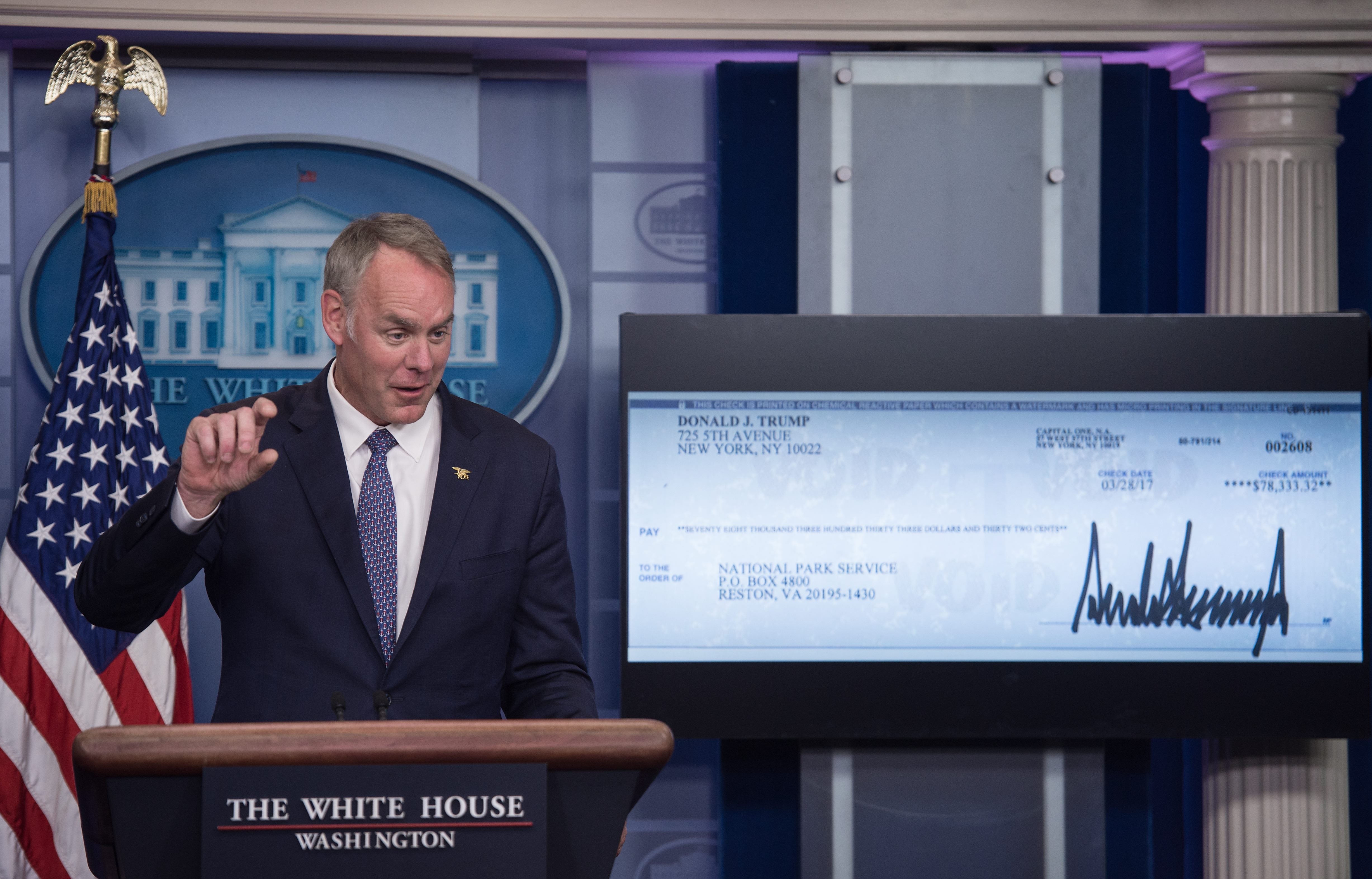 The Montana Republican served arsenic interior caput during President Donald Trump’s first administration