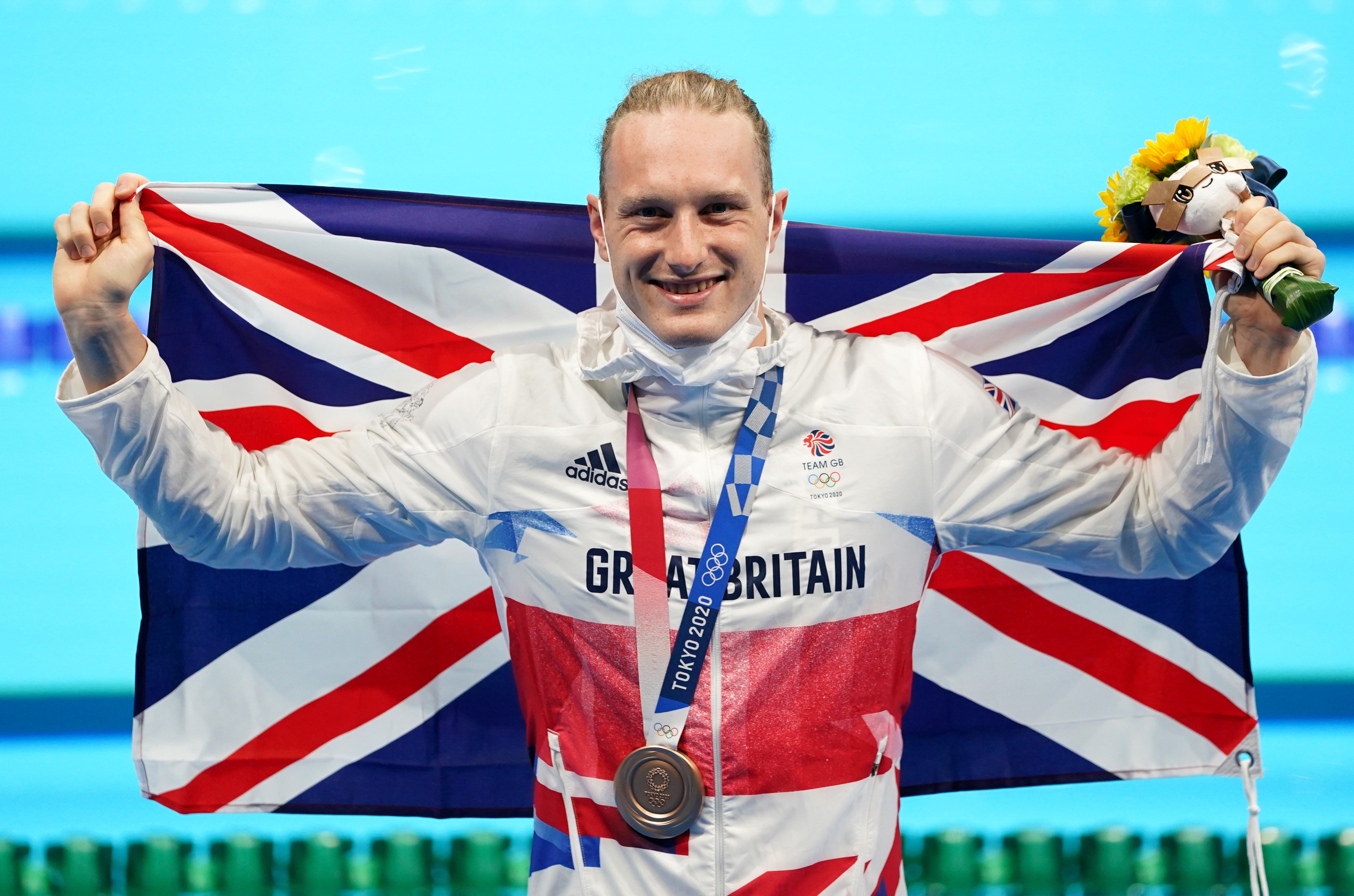 Luke Greenbank took bronze in the pool (Joe Giddens/PA)