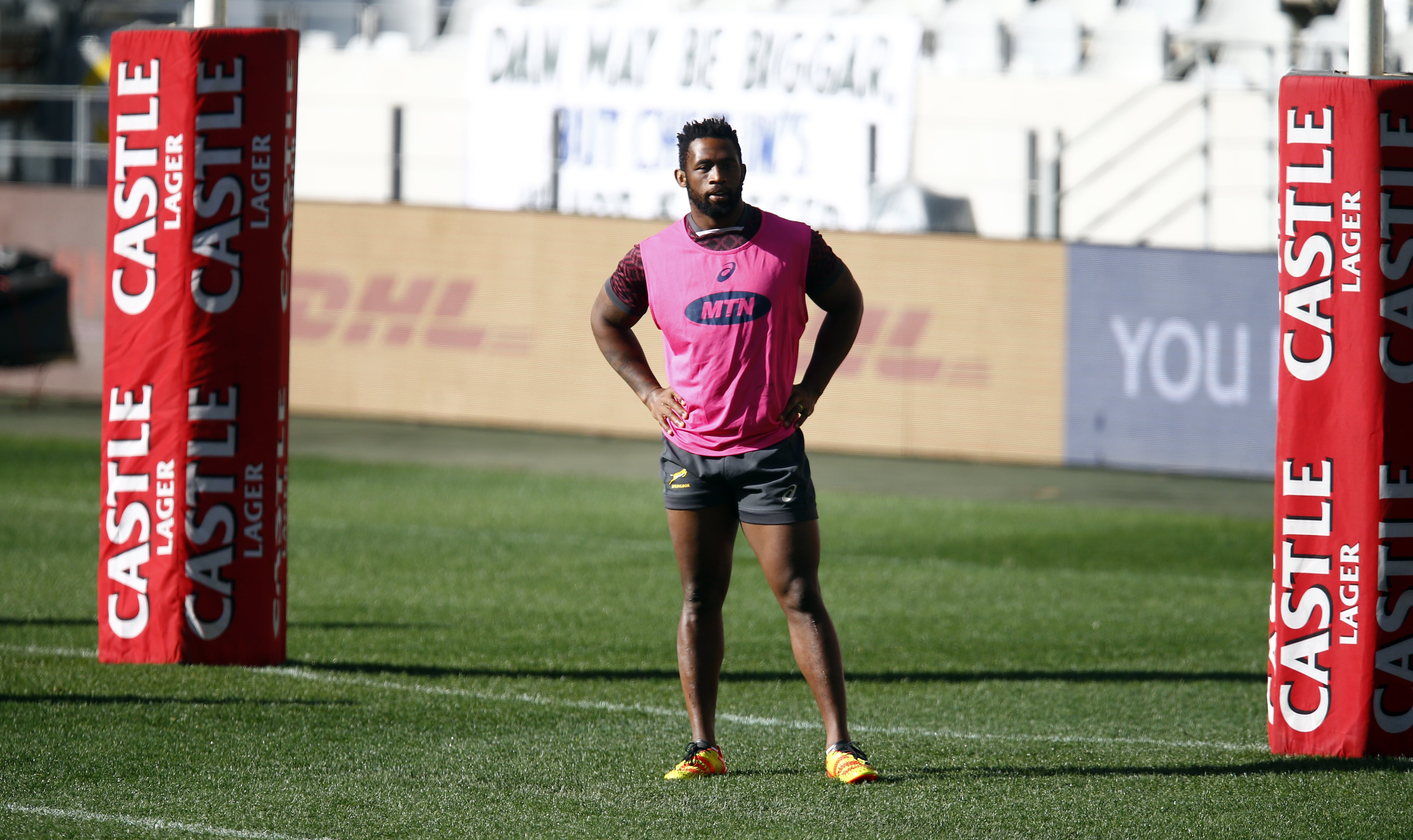 Siya Kolisi, pictured, has further inflamed refereeing tensions ahead of Saturday’s second Test with the British and Irish Lions (Steve Haag/PA)