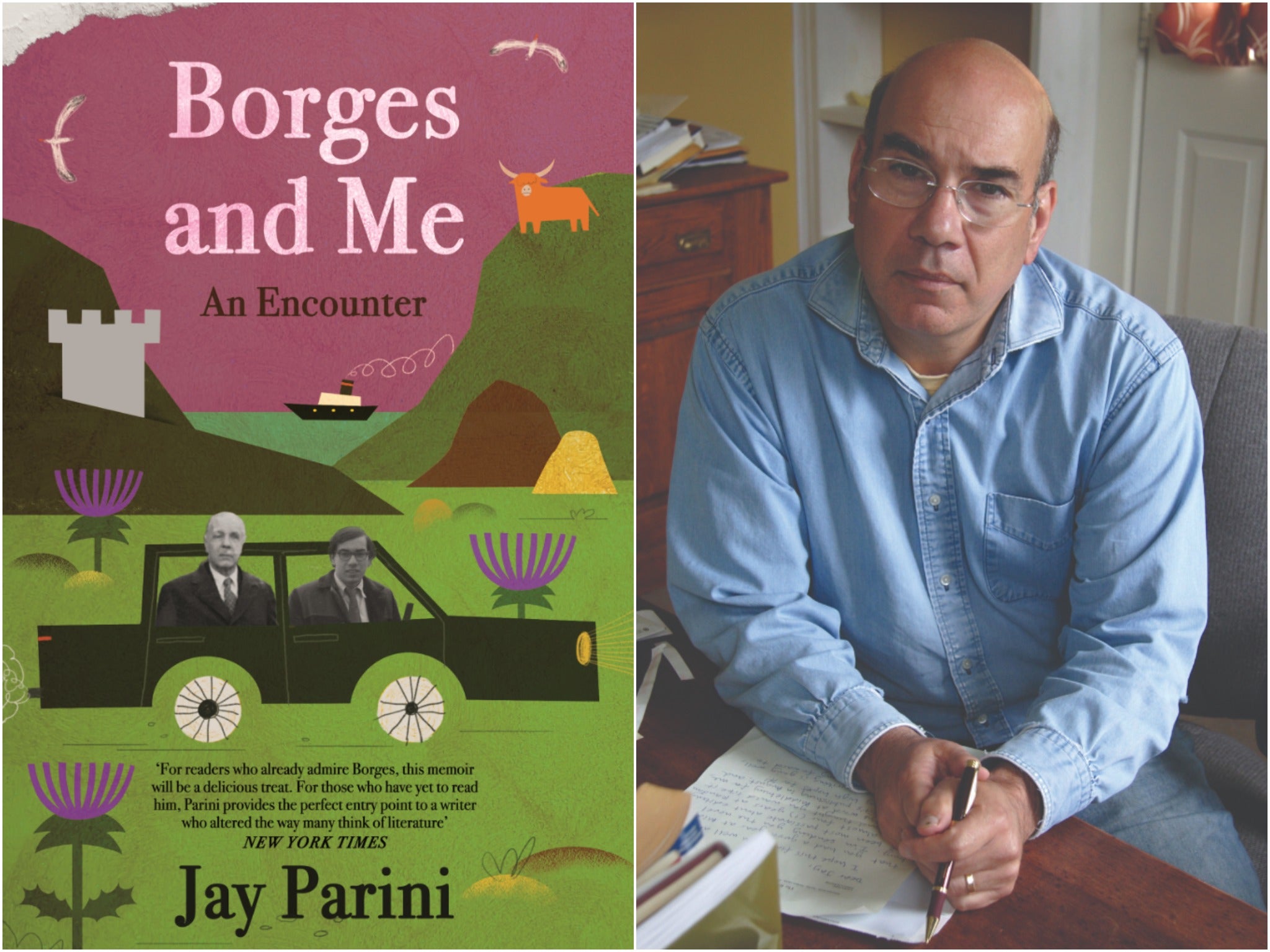 An eventful trip with seminal writer Jorge Luis Borges is brought to life in ‘Borges and Me’ by Jay Parini