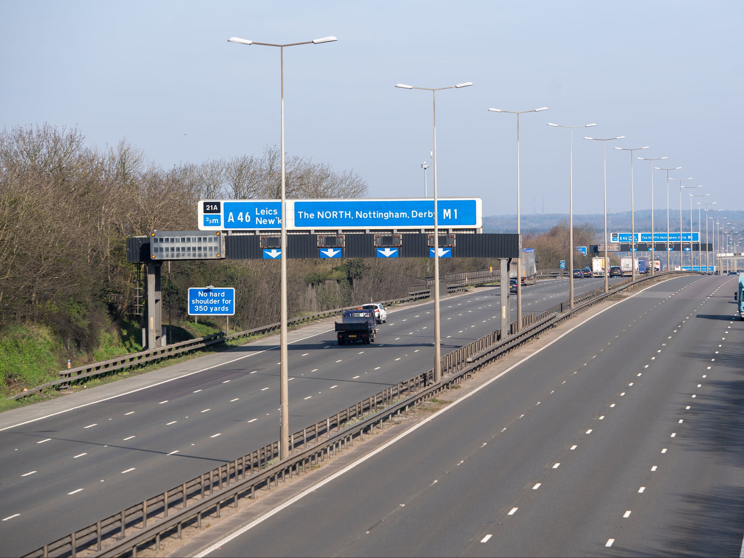 The Mercedes G Wagon driver was stopped between junctions 26 and 27