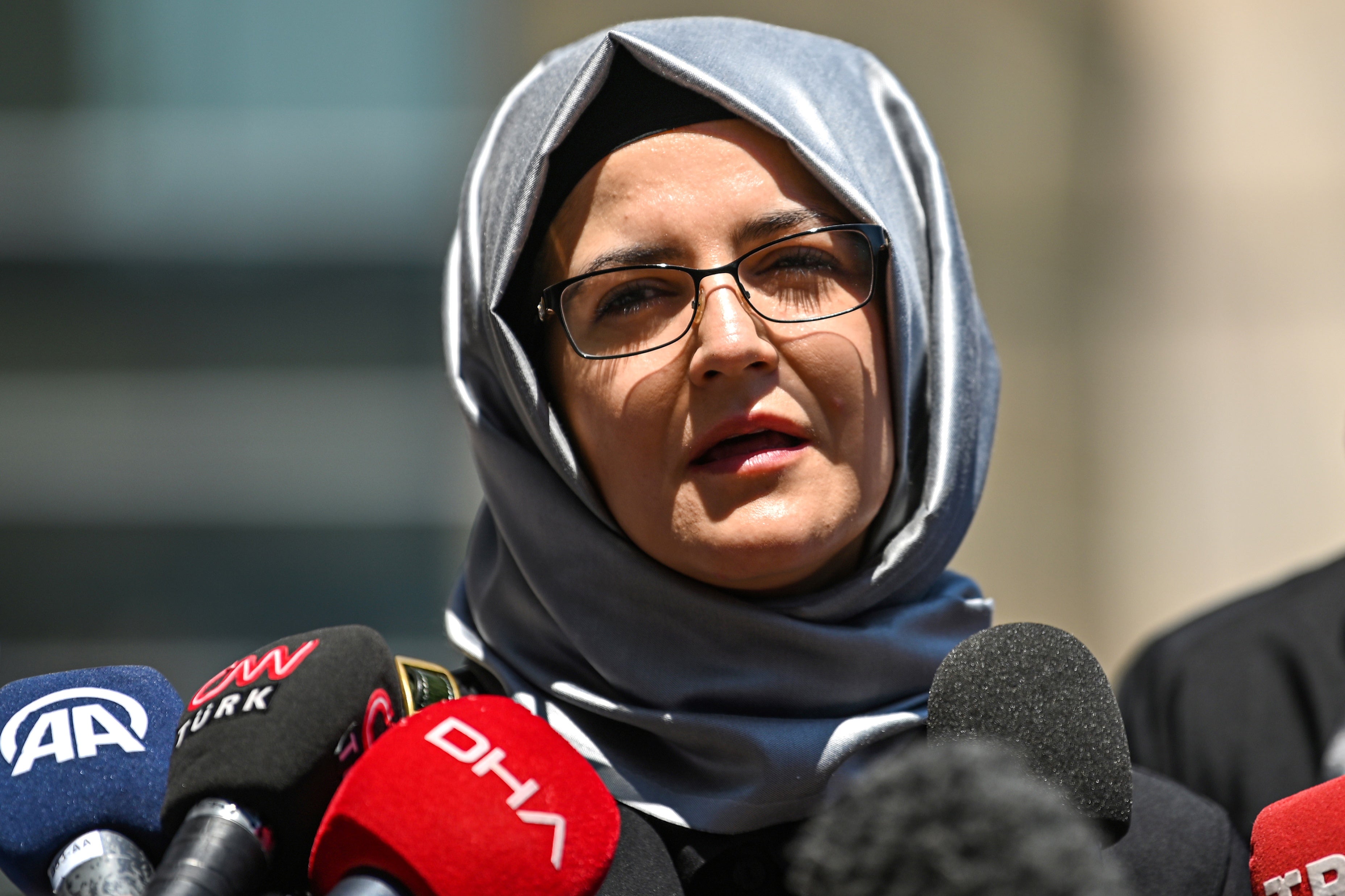 Hatice Cengiz has said nobody has right to pardon her partner’s killers